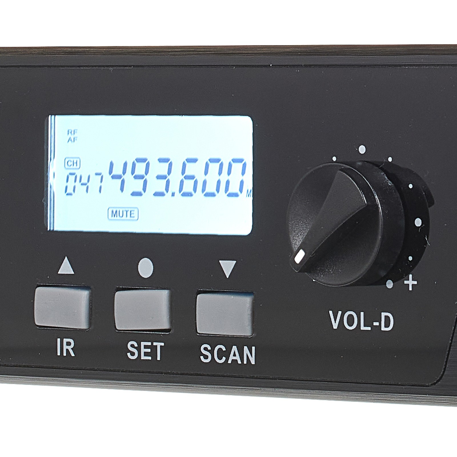 Sirus Quad R 470 4-Kanal UHF Funkempfänger Display