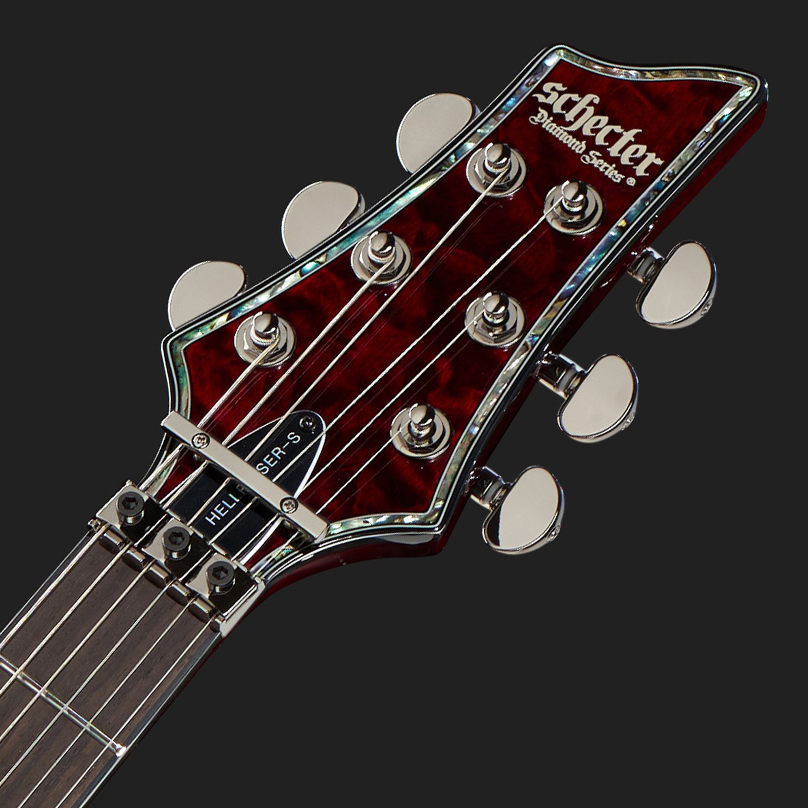 Schecter Hellraiser C1 FR S BCH Kopfplatte