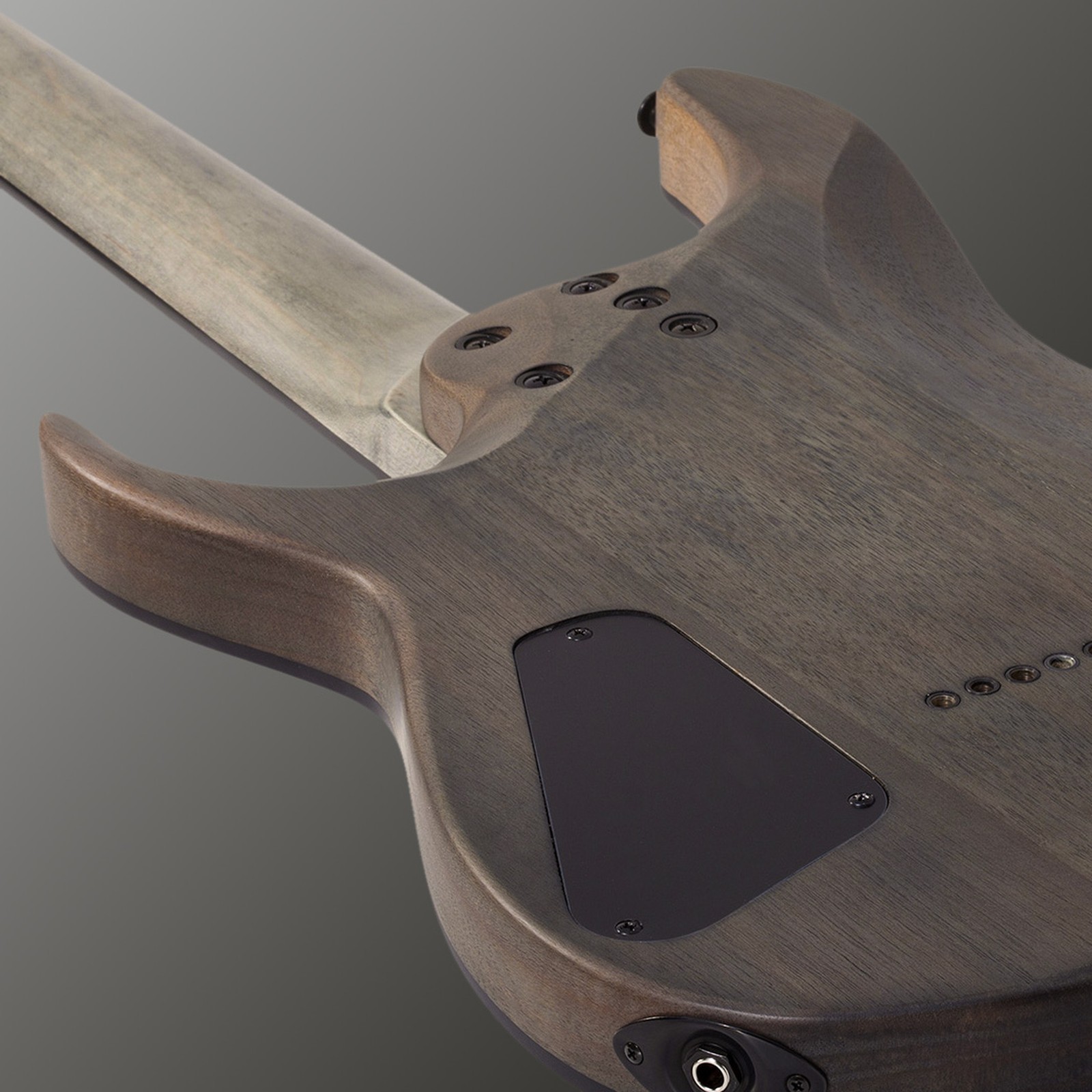 Schecter Omen Elite-7 Charcoal Halsübergang