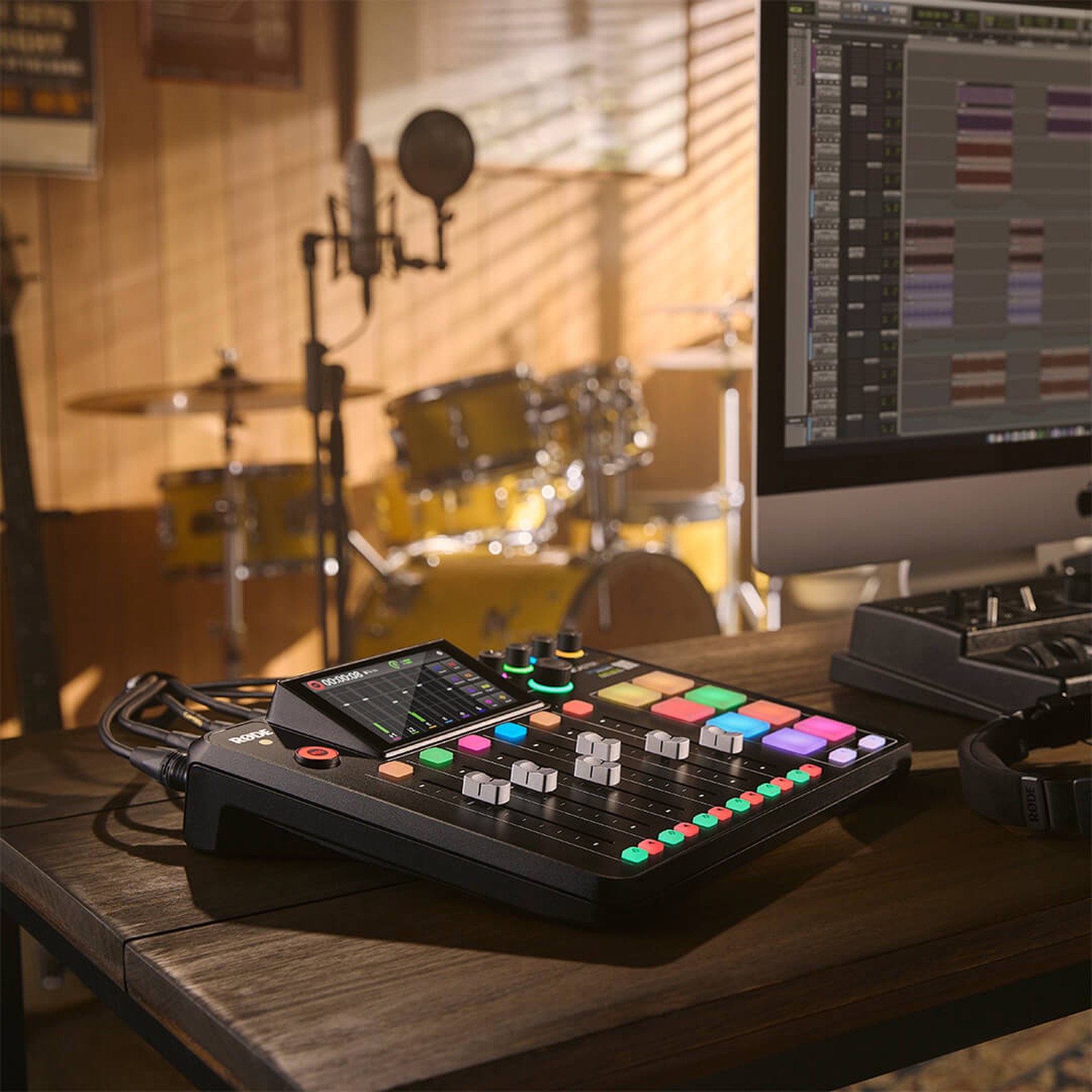 Rode Rodecaster Pro II in a studio environment