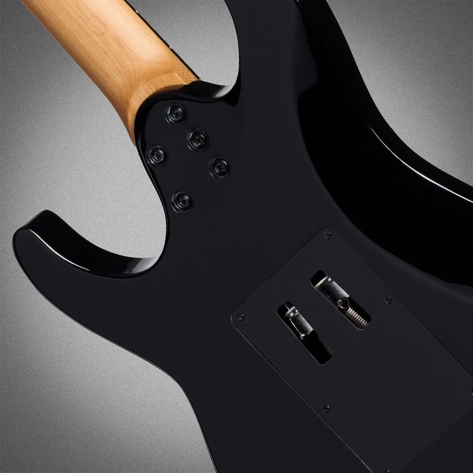 Rückseite der Kramer Guitars Volante Quilt HSFR Aqua Burst