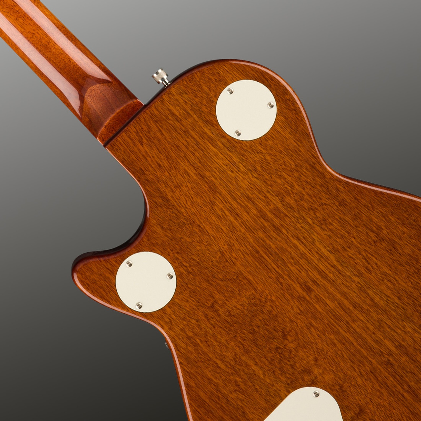 Mahagoni Korpus und Hals auf der Rückseite der Gretsch G5210T-P90 Electromatic Jet VW