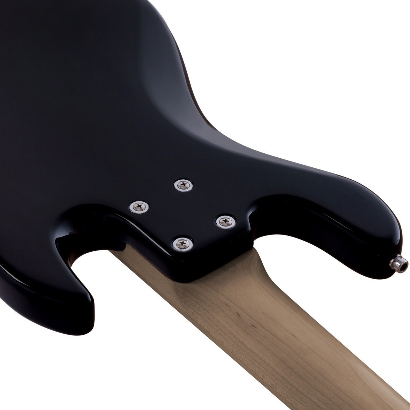 Bolt-on maple neck, Sadowsky MetroExpress 21 Vintage JJ5 Maple Black Left-Handed, five-string bass guitar