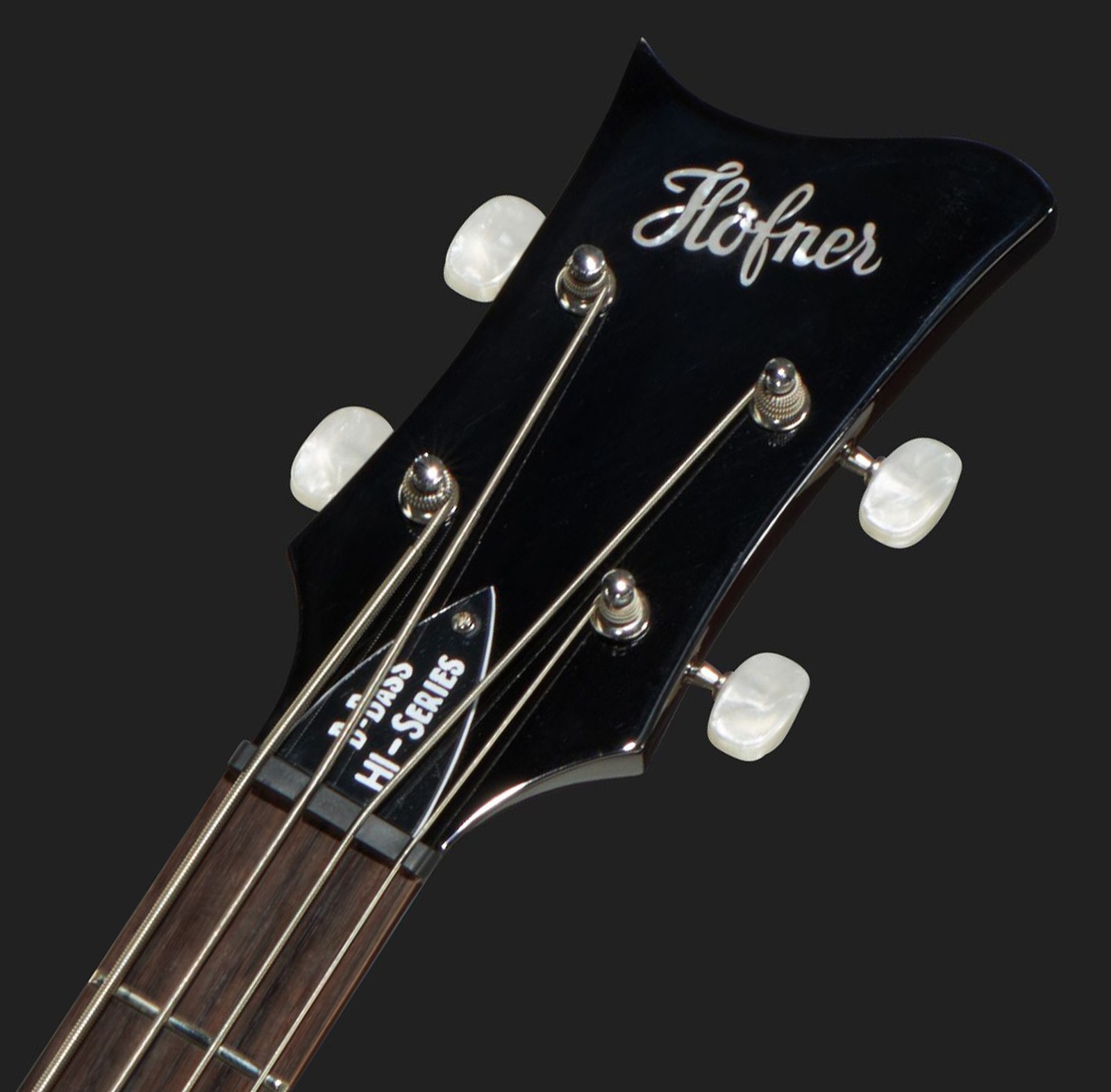 Headstock, Höfner Ignition VSB LH SE, left-handed Beatles Bass