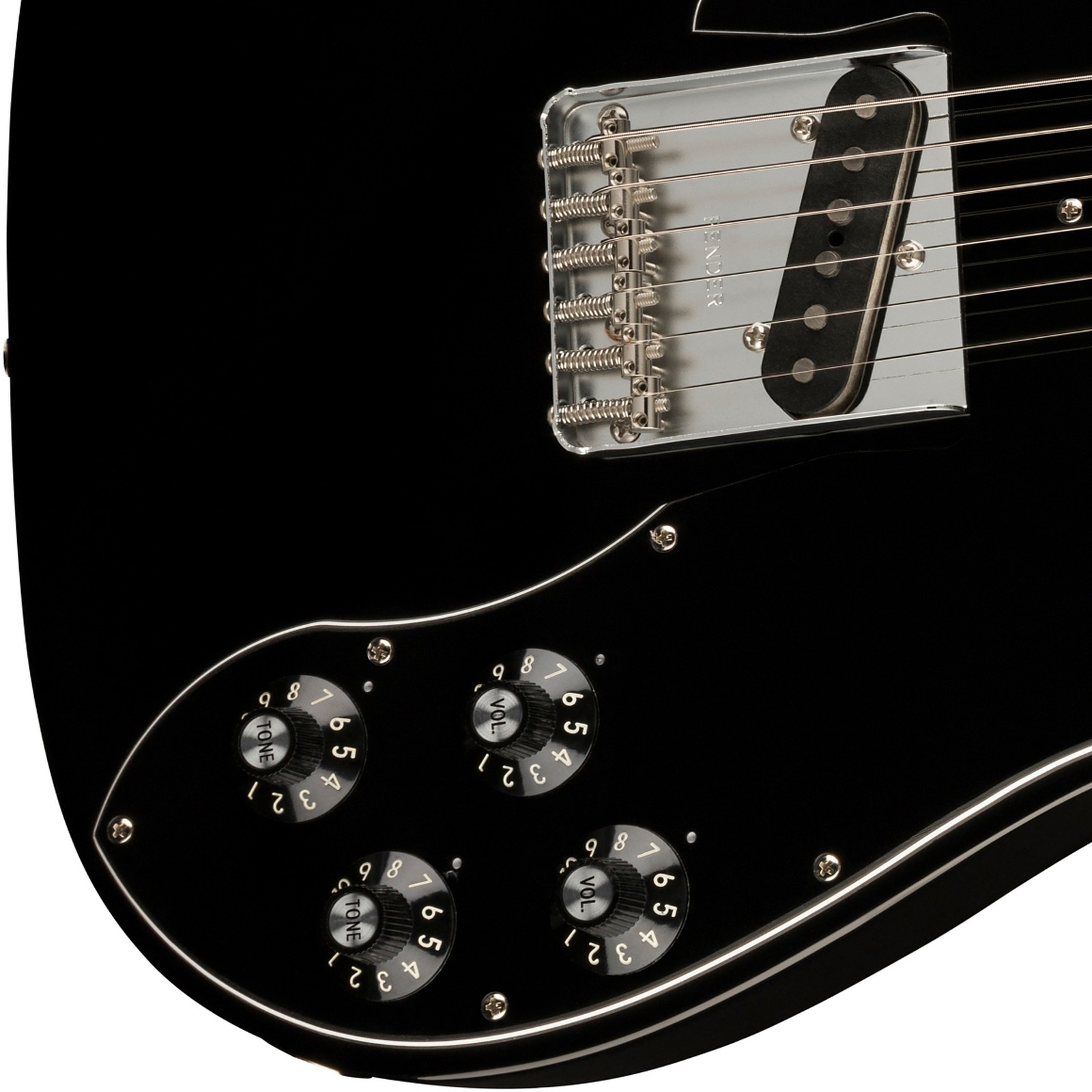 Fender AV II 77 TELE CUSTOM MN BLK – Erlekorpus