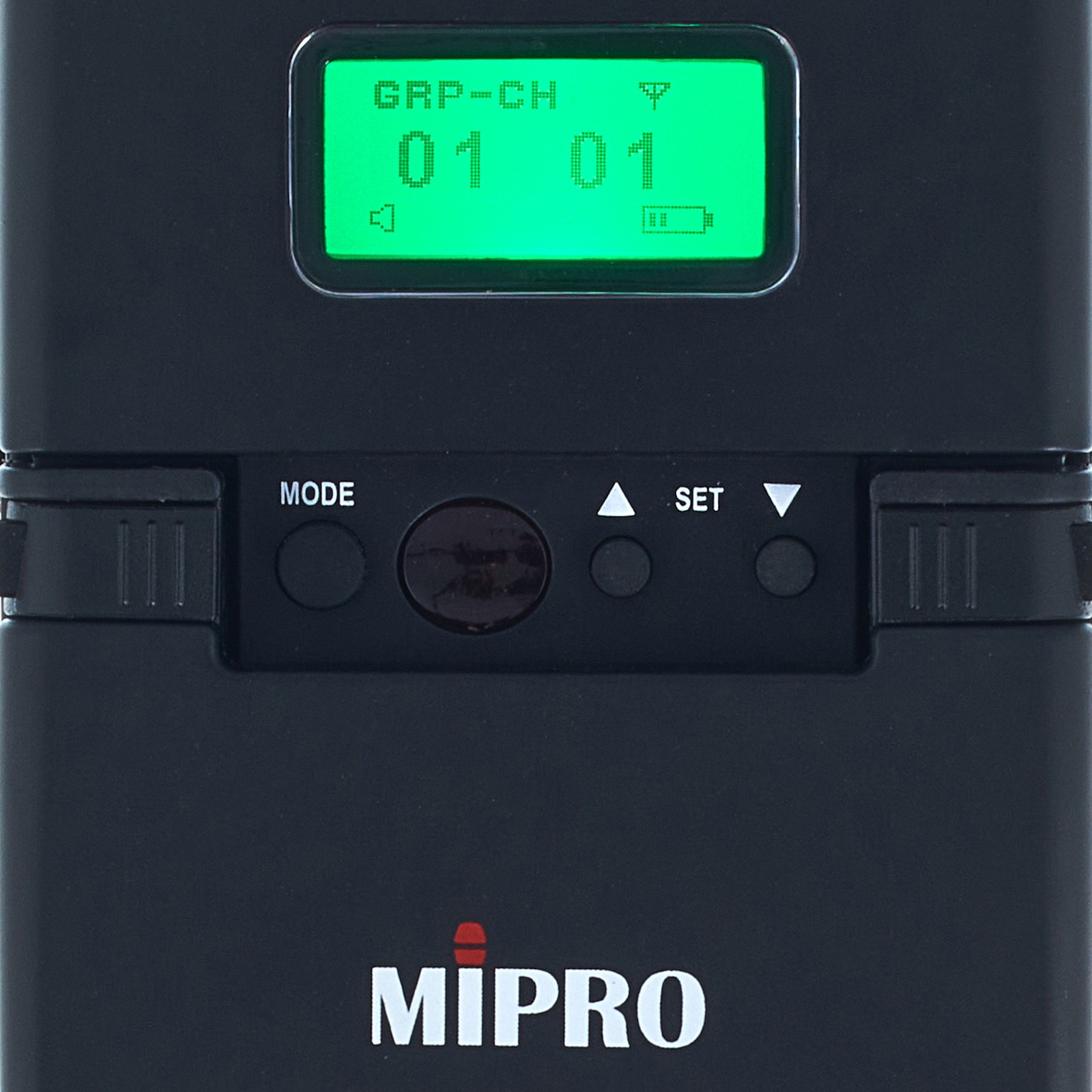 Display des Mipro MI-909R 5E Taschenempfängers