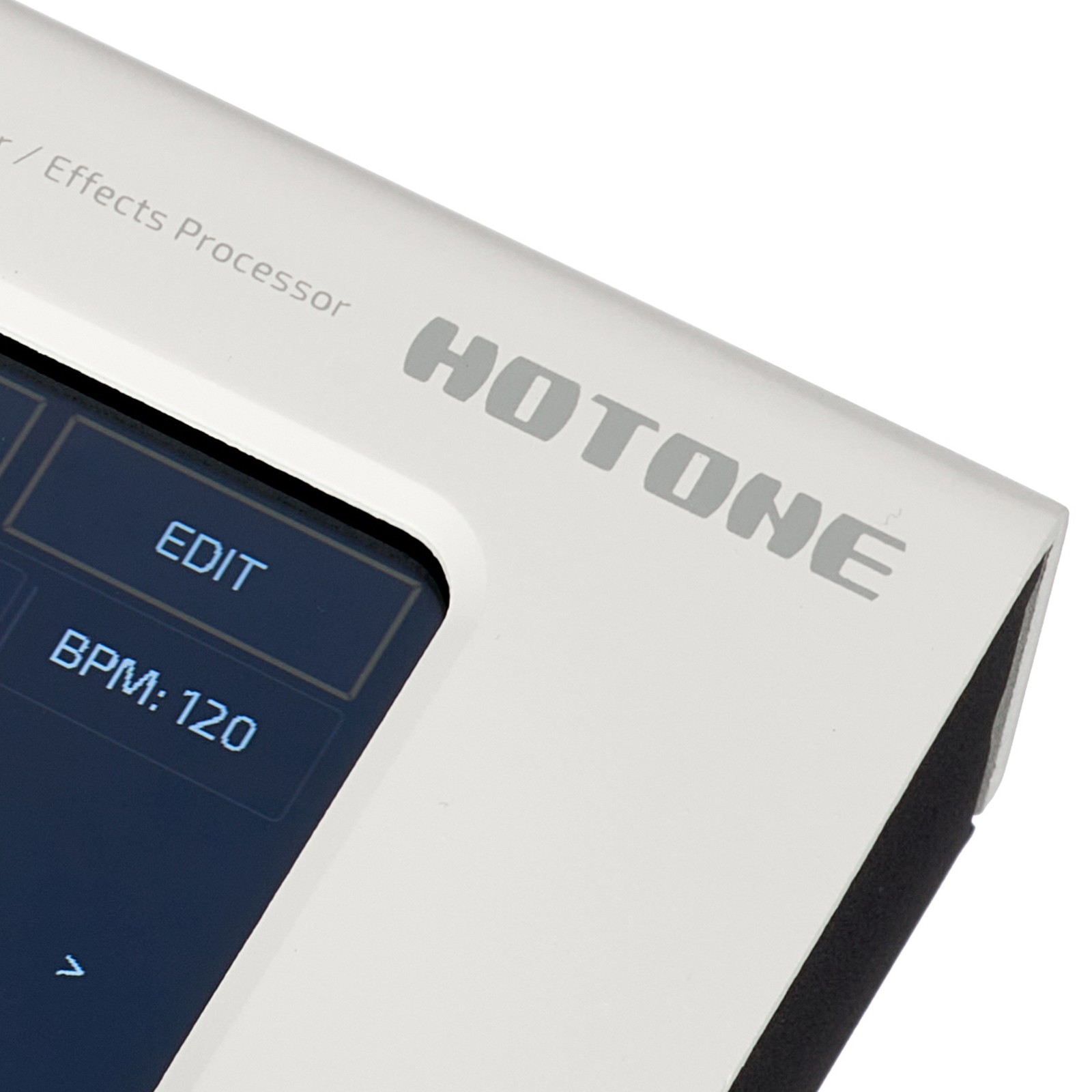 Herstellerlogo auf dem Gehäuse des Hotone Ampero Mini Vanilla