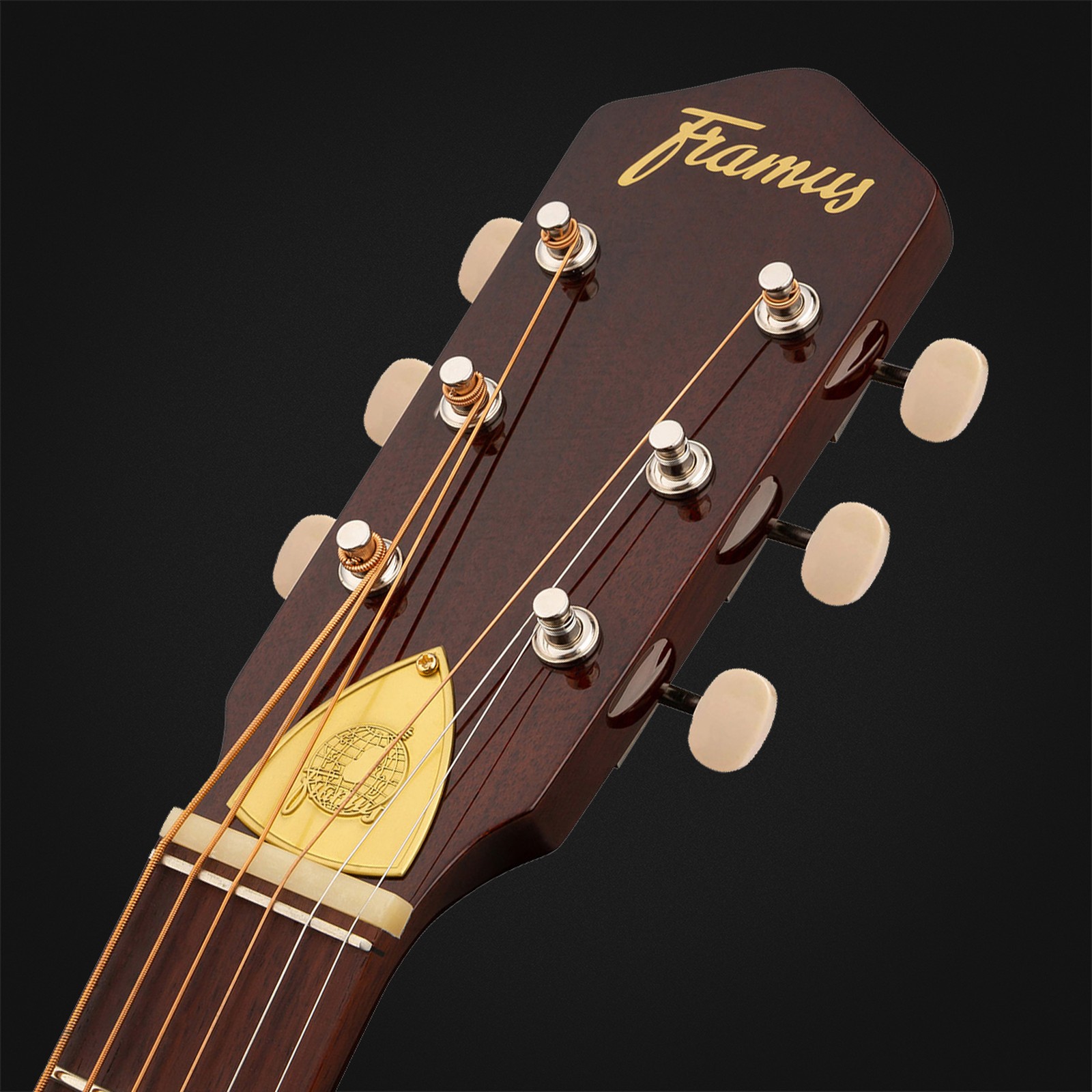 Kopfplatte der  Framus Vintage Hootenanny 6 SB Nitro Westerngitarre