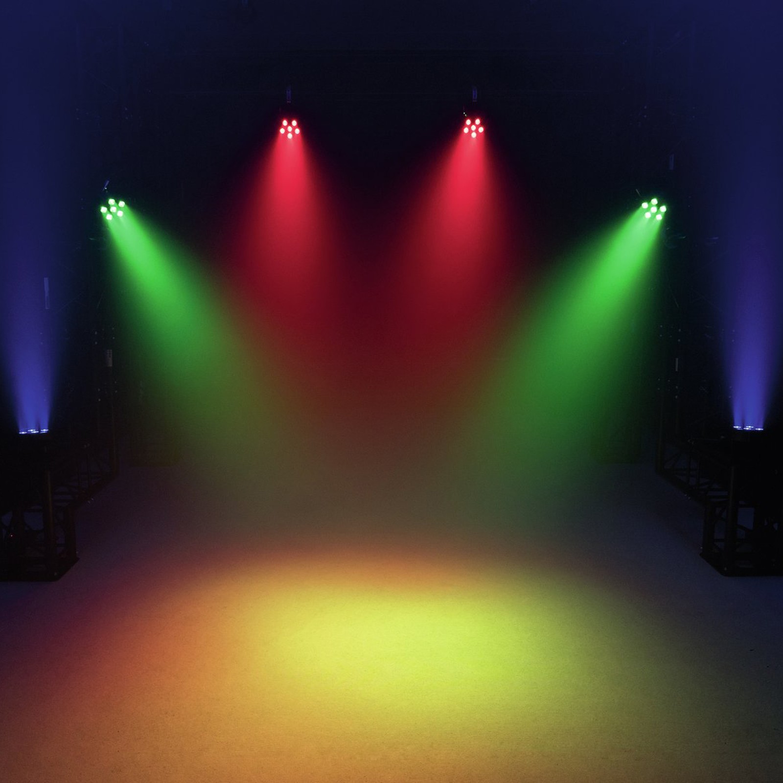 LED-Spots mit RGB Farbmischung