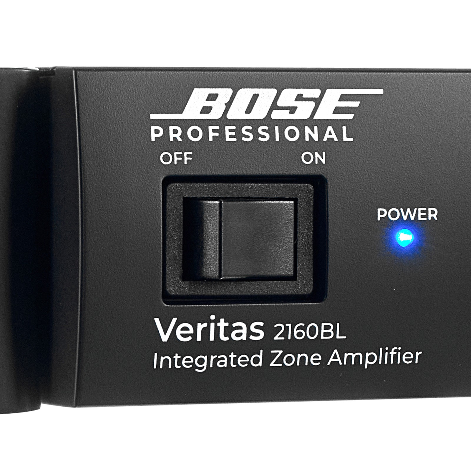 Frontplatte der Bose Professional Veritas 2160BL Bluetooth-Endstufe