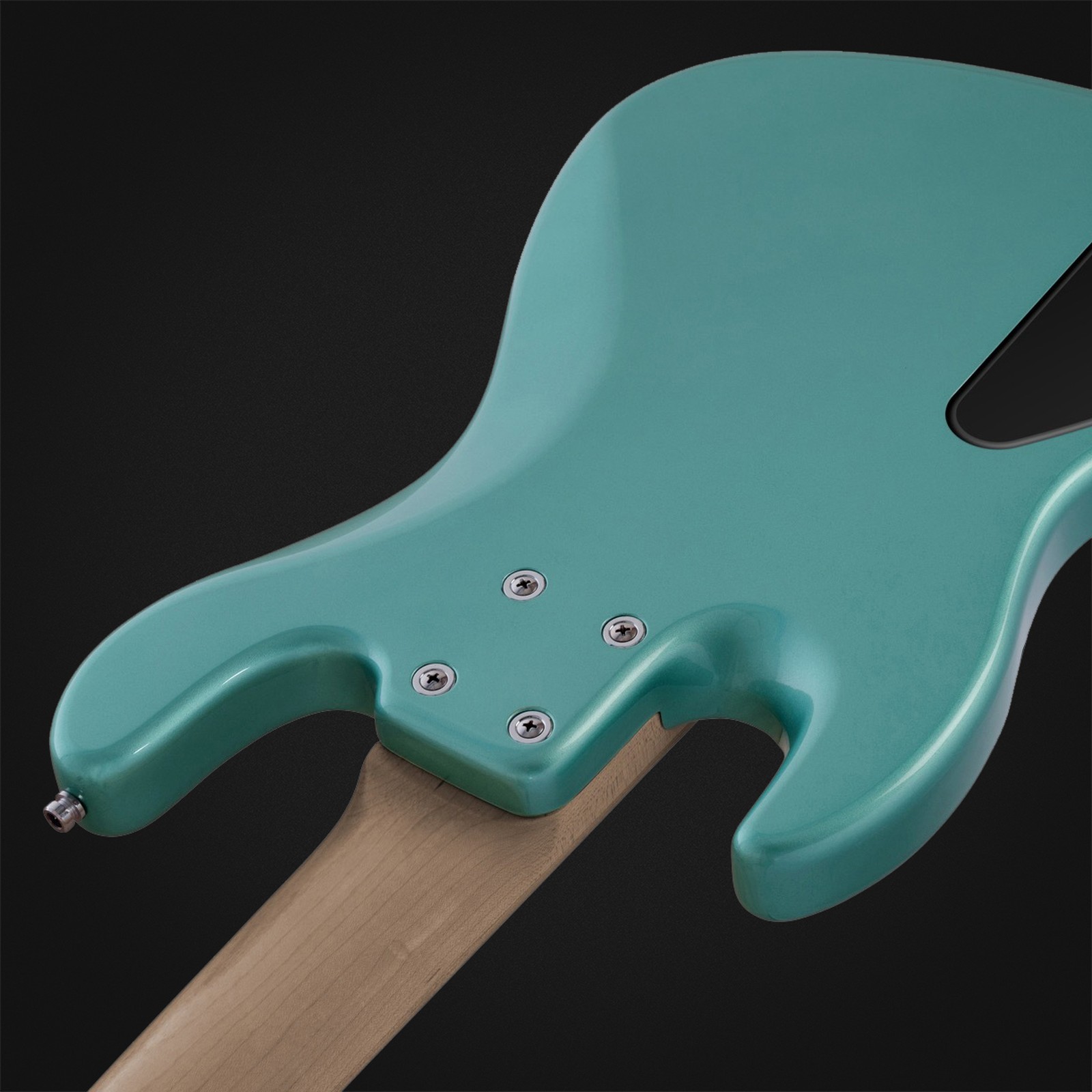 Sadowsky MetroExpress 21 Vintage JJ5 RM Sage Green, five-string bass guitar, rear view