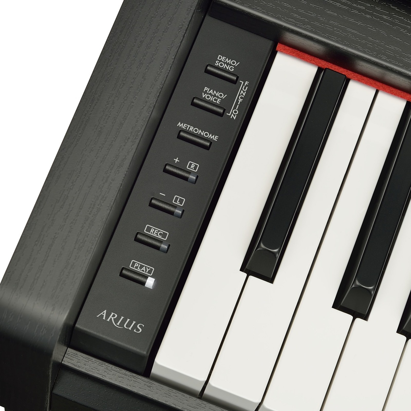 Knöpfe und Klaviertasten des Yamaha YDP-S35 B Arius