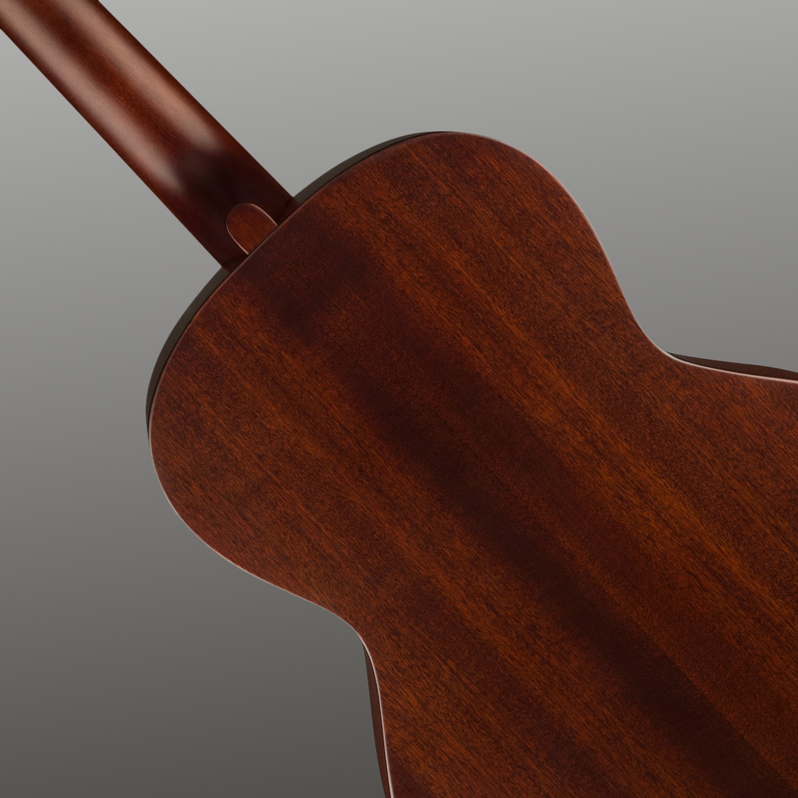 Mahagoni Korpus der Gretsch JD Concert MAH WPG FRSTN von hinten