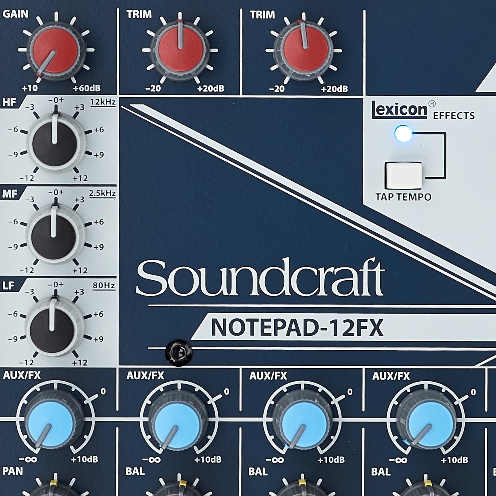 Regler und Soundcraft Logo