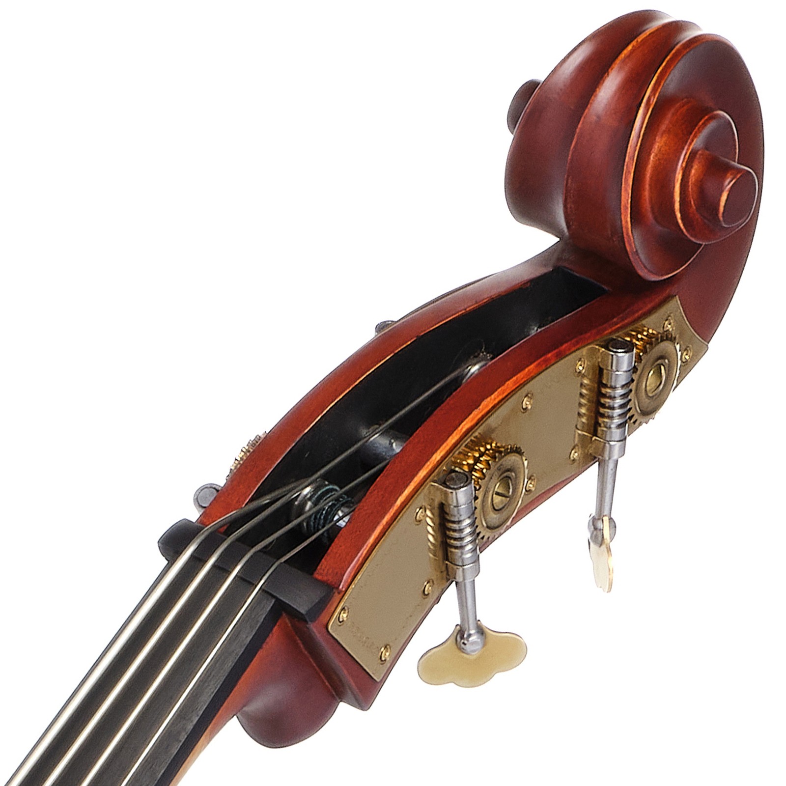 Schnecke mit vergoldeten Stimmmechaniken