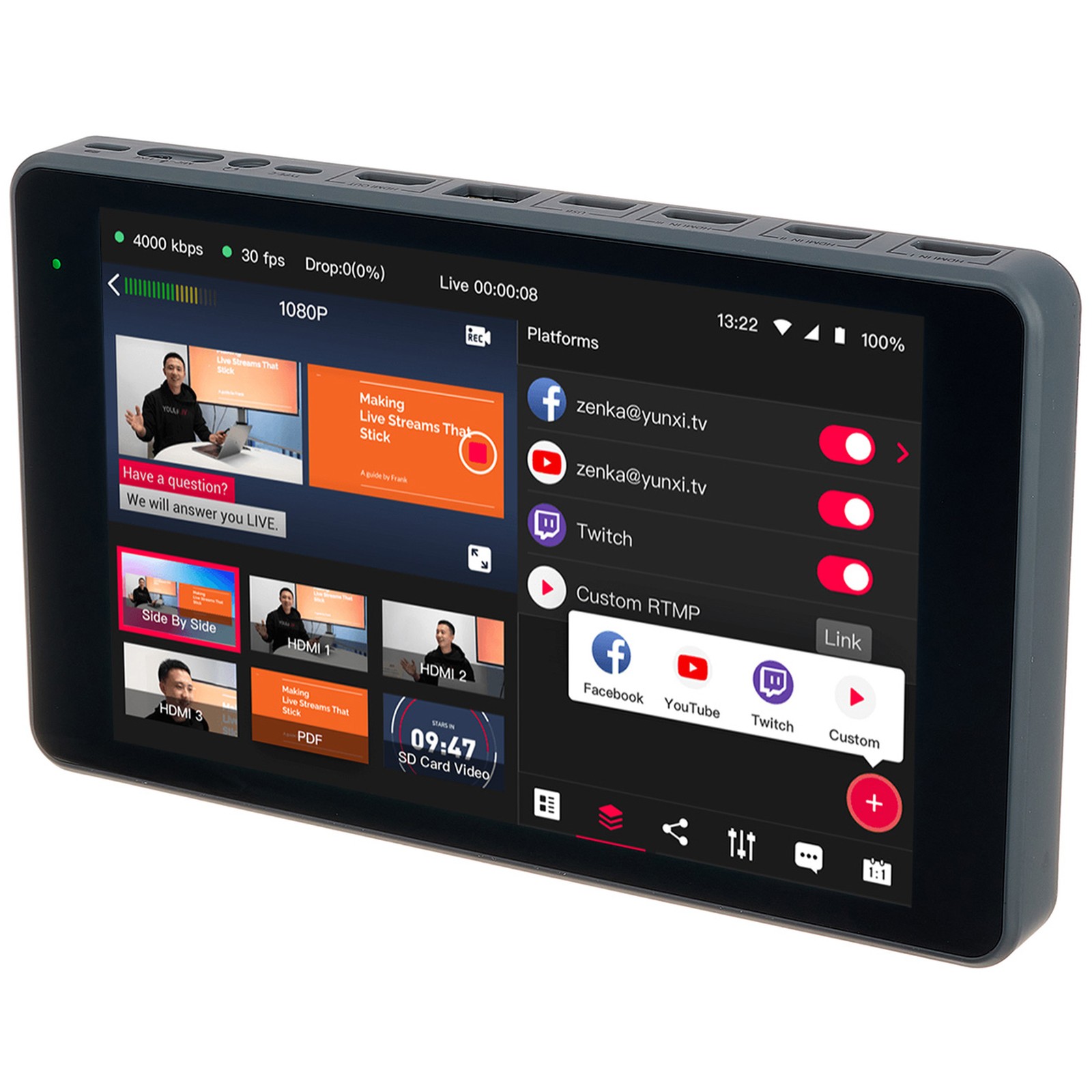 Yololiv Live Streaming Box