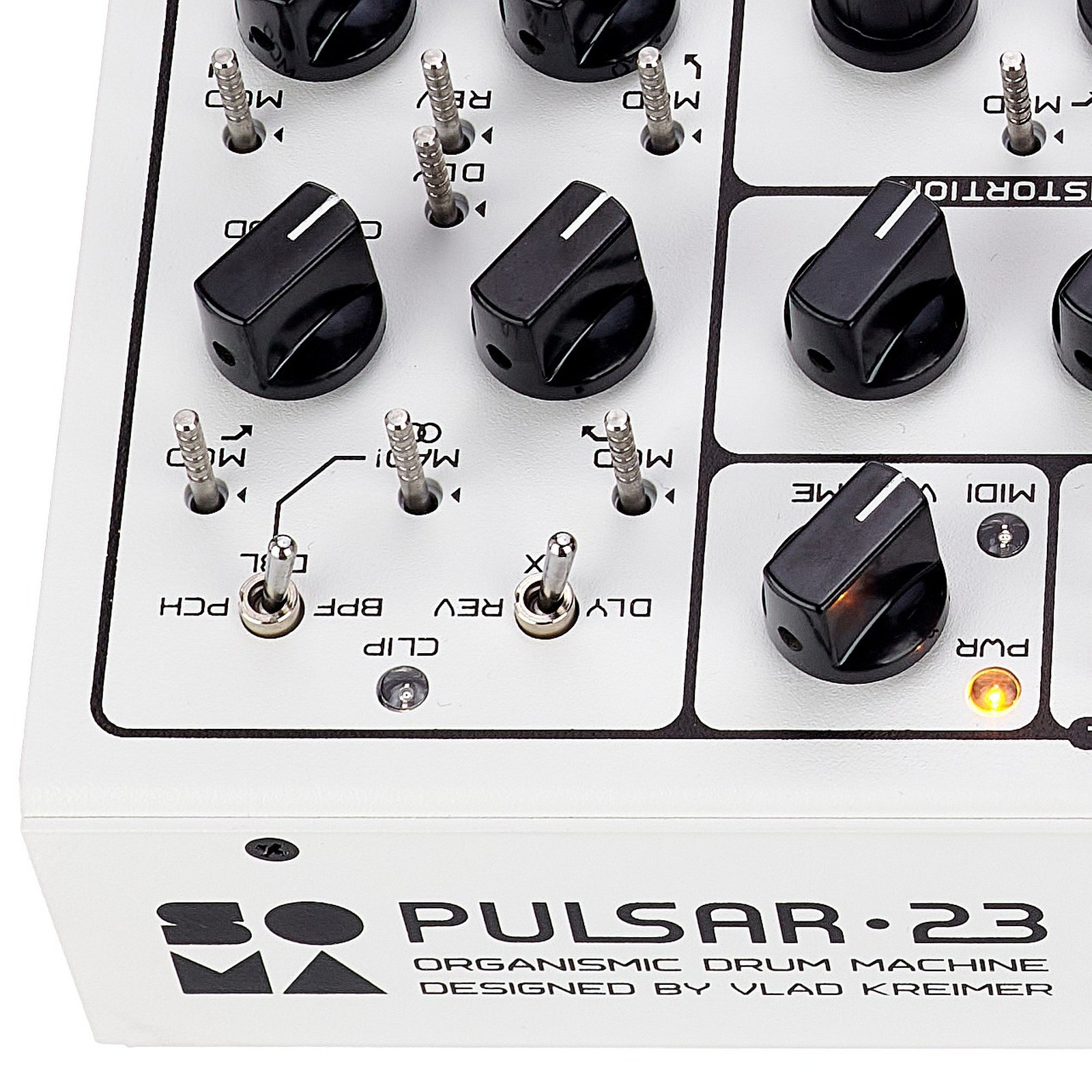 SOMA Pulsar-23 White, Organismic Drum Machine