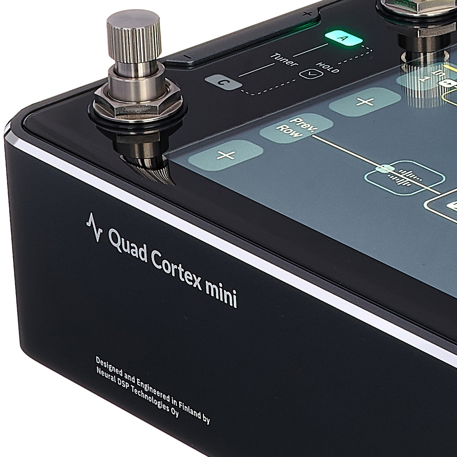 Housing and touchscreen on the Neural DSP Quad Cortex Mini