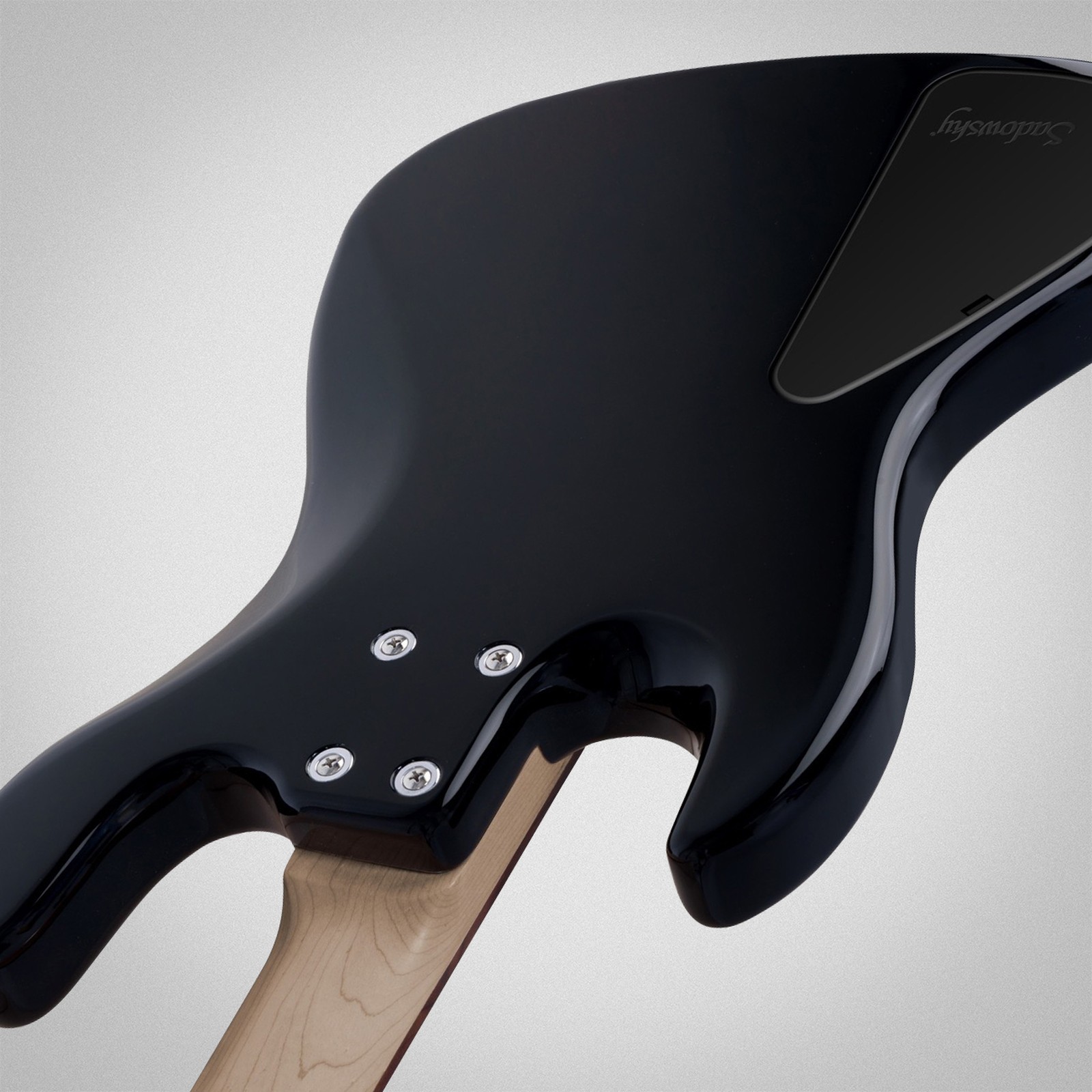 Rückseite des Sadowsky MetroExp21 Vin JJ4 Mor FLwL BK, E-Bass