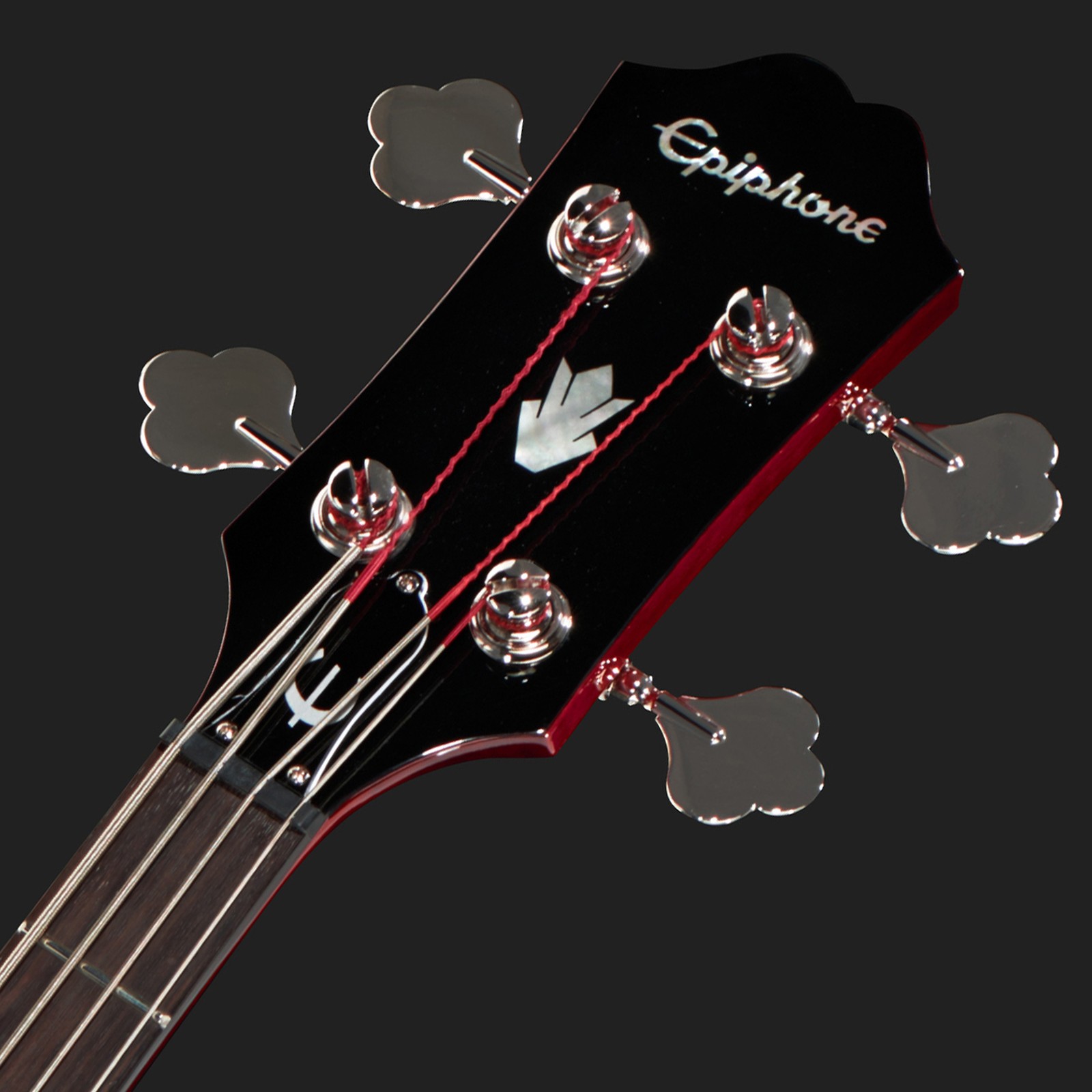 Kopfplatte des Epiphone EB-3 E-Bass