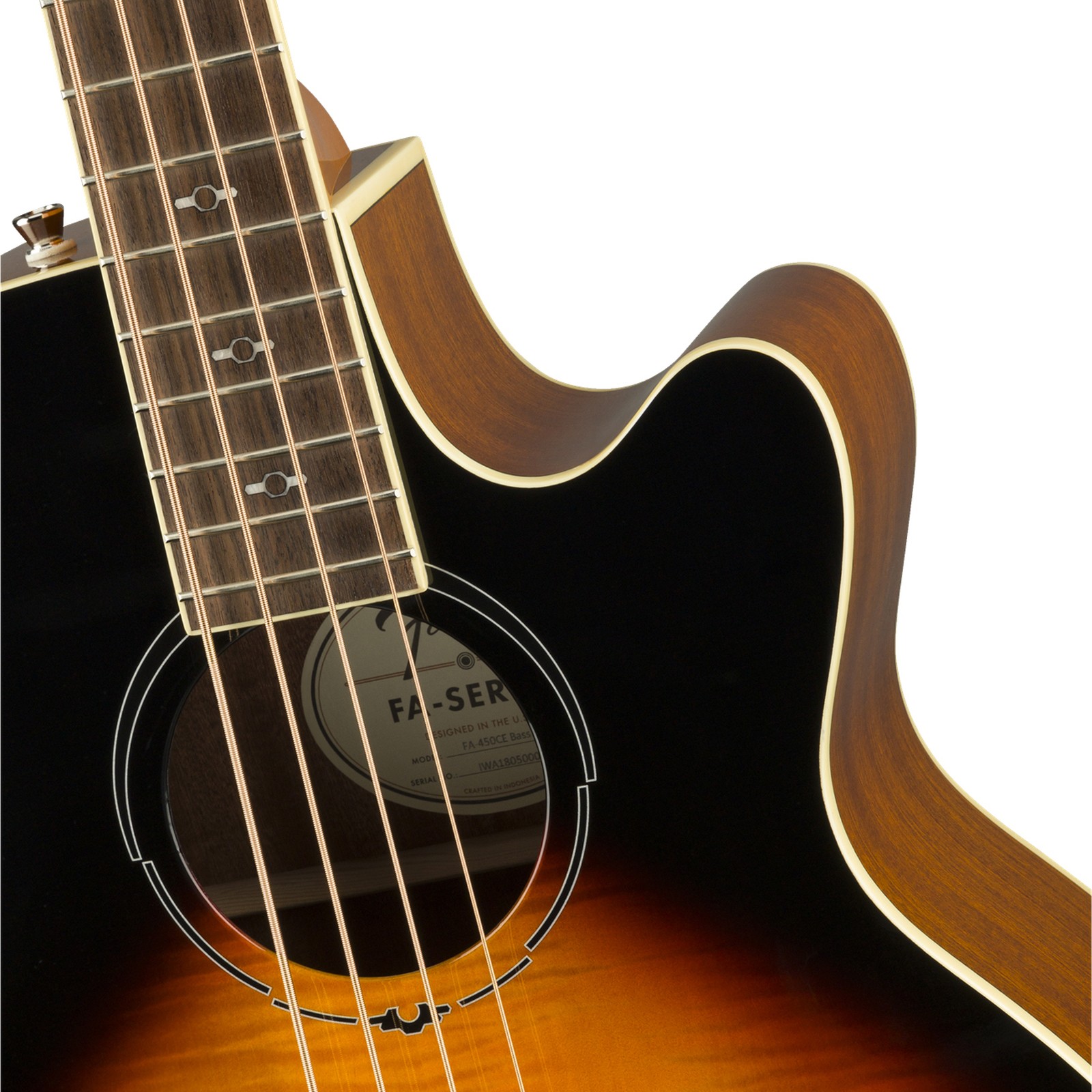 Fender FA-450CE 3STB Akustikbass Korpus