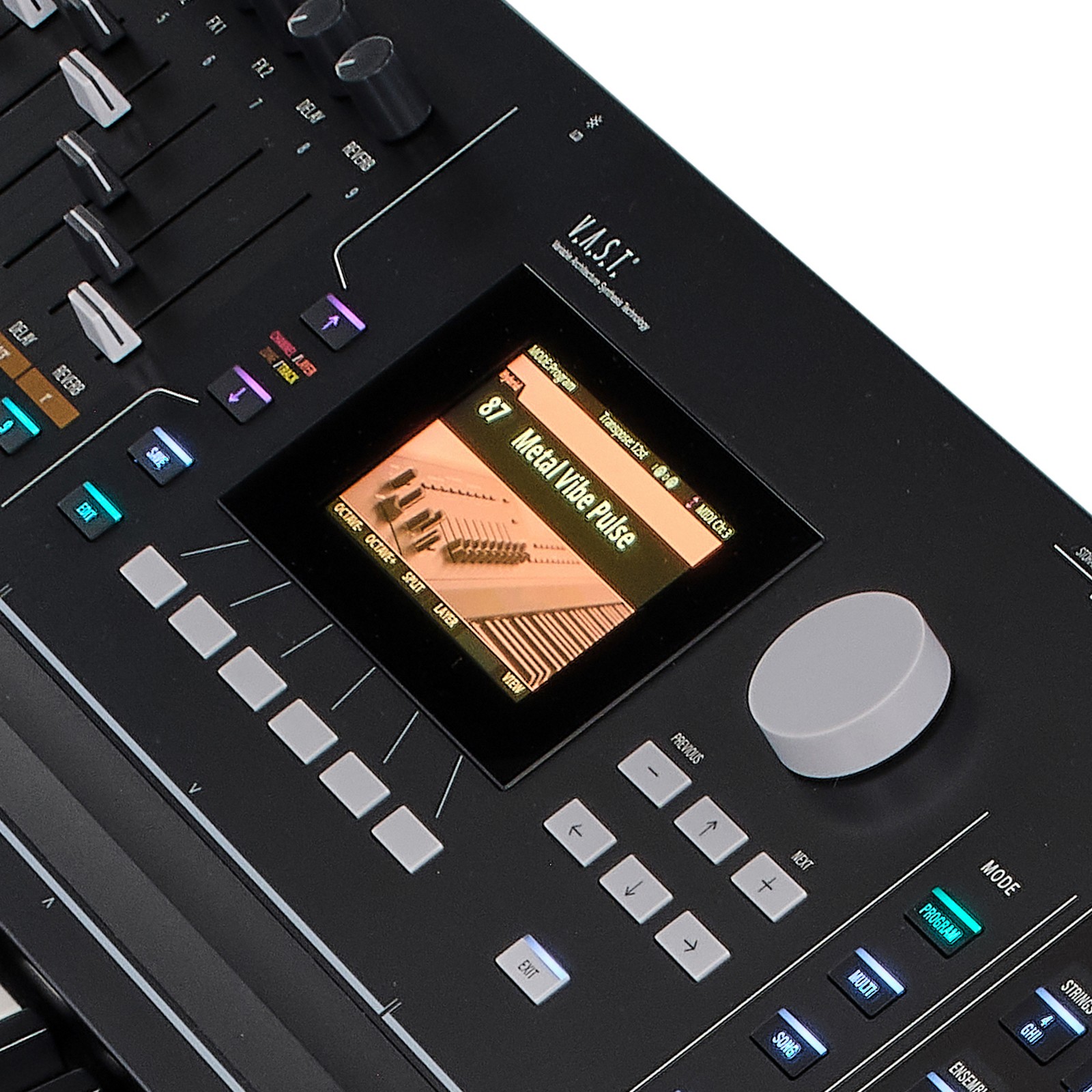 Display an der Kurzweil K2088 Synthesizer Workstation