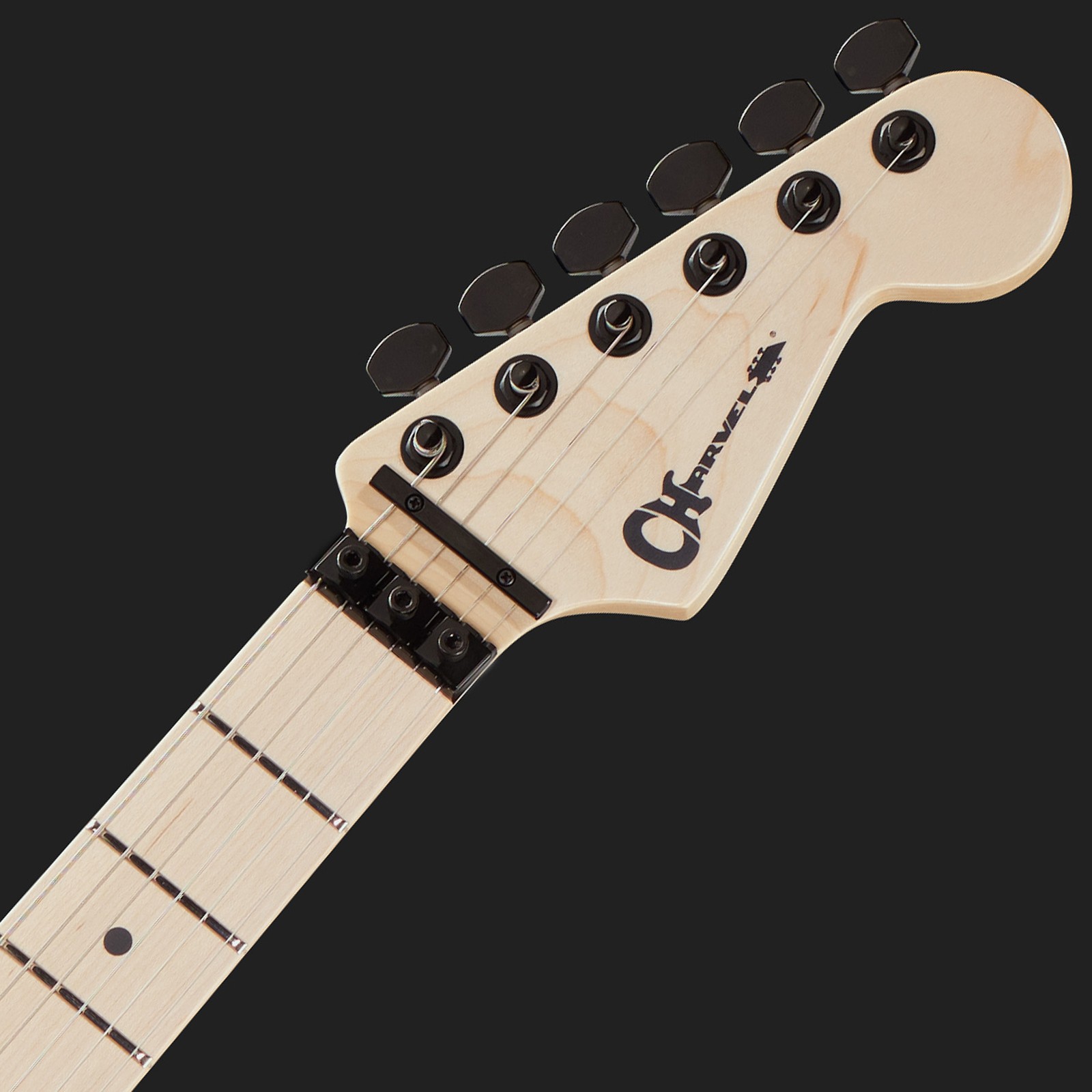 Charvel So-Cal Style 1 HH FR SW Kopfplatte mit Klemmsattel