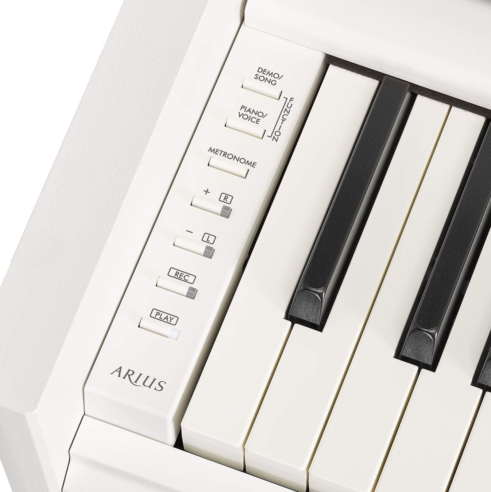 Knöpfe und Klaviertasten des Yamaha YDP-S55 WH Arius