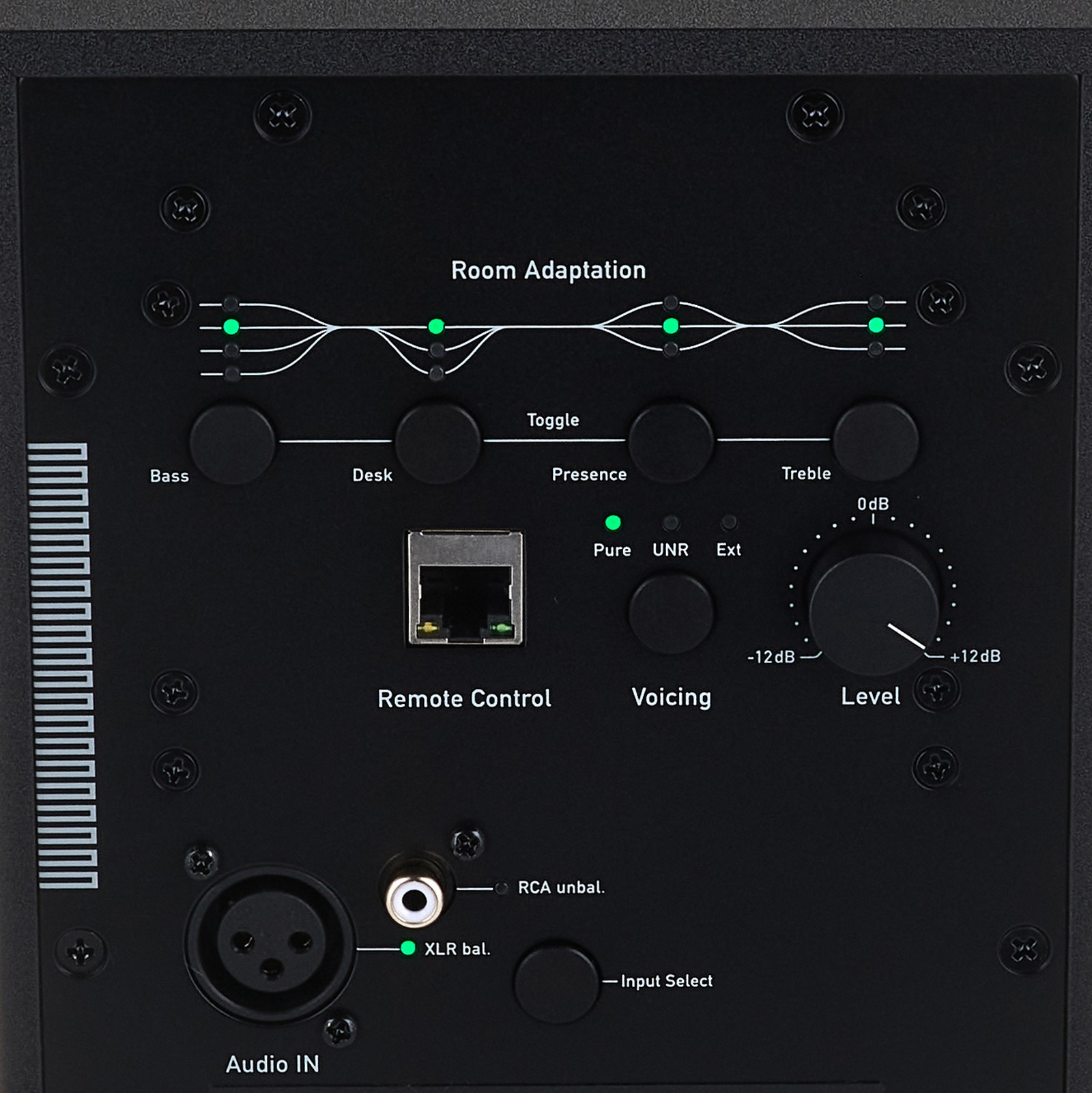 Adam A4V, Rückseite
