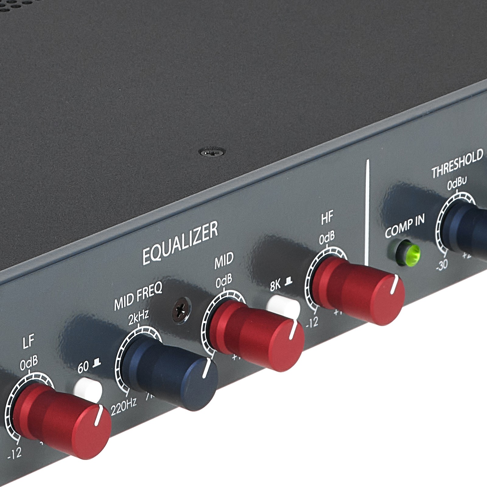 Bedienelemente des Rupert Neve Designs Newton Channel