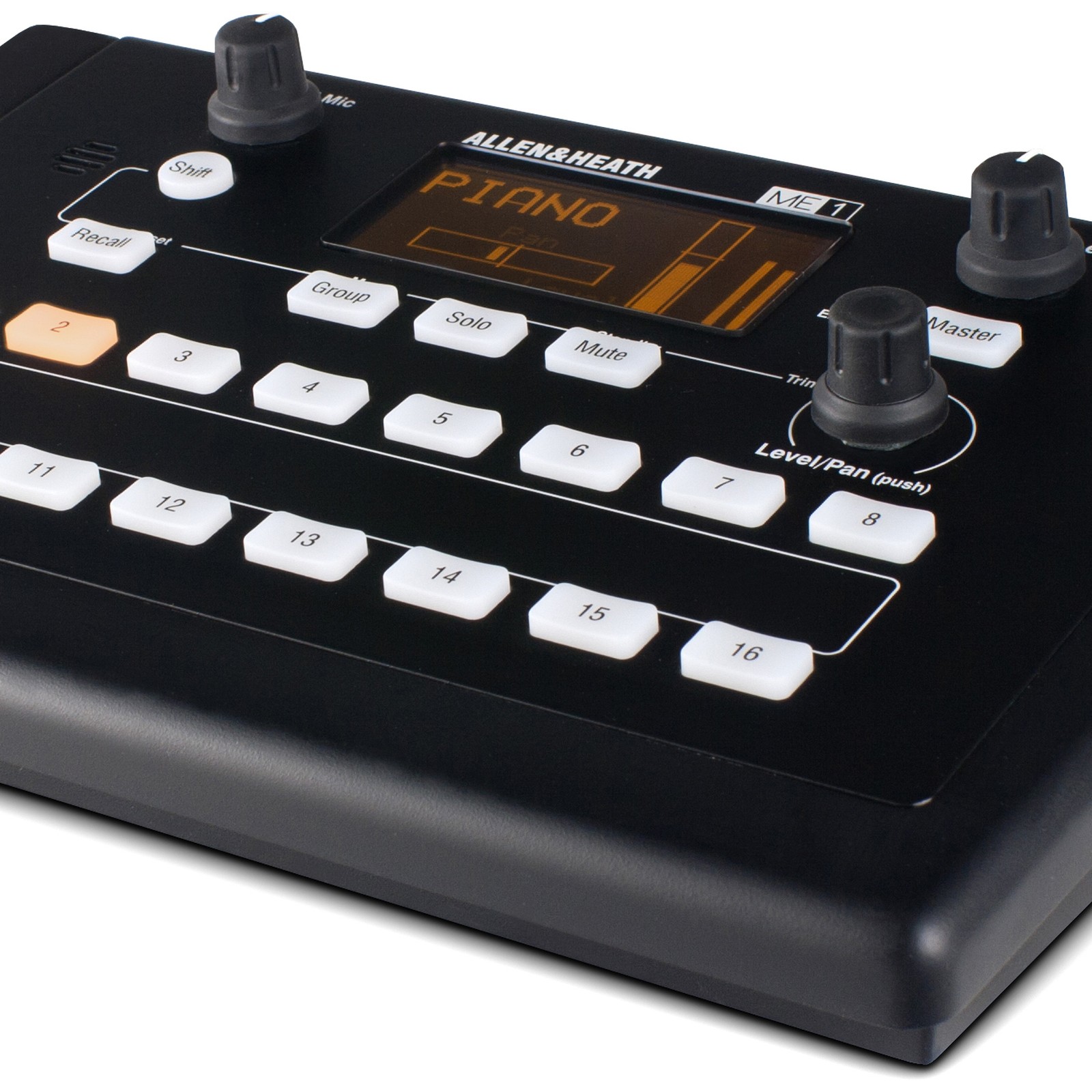 Logo auf dem Allen & Heath Me-1