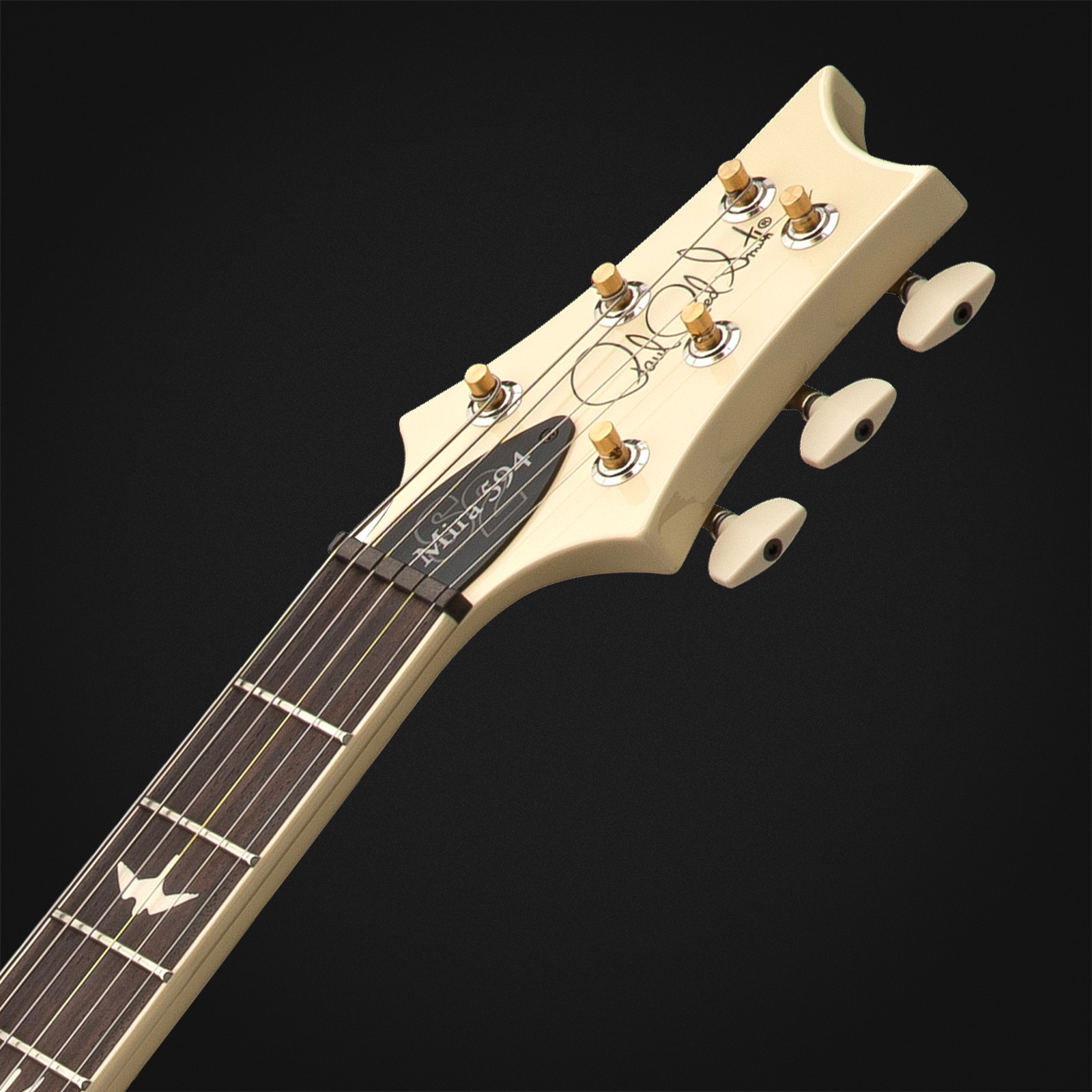 Kopfplatte der PRS S2 Mira 594 Antique White