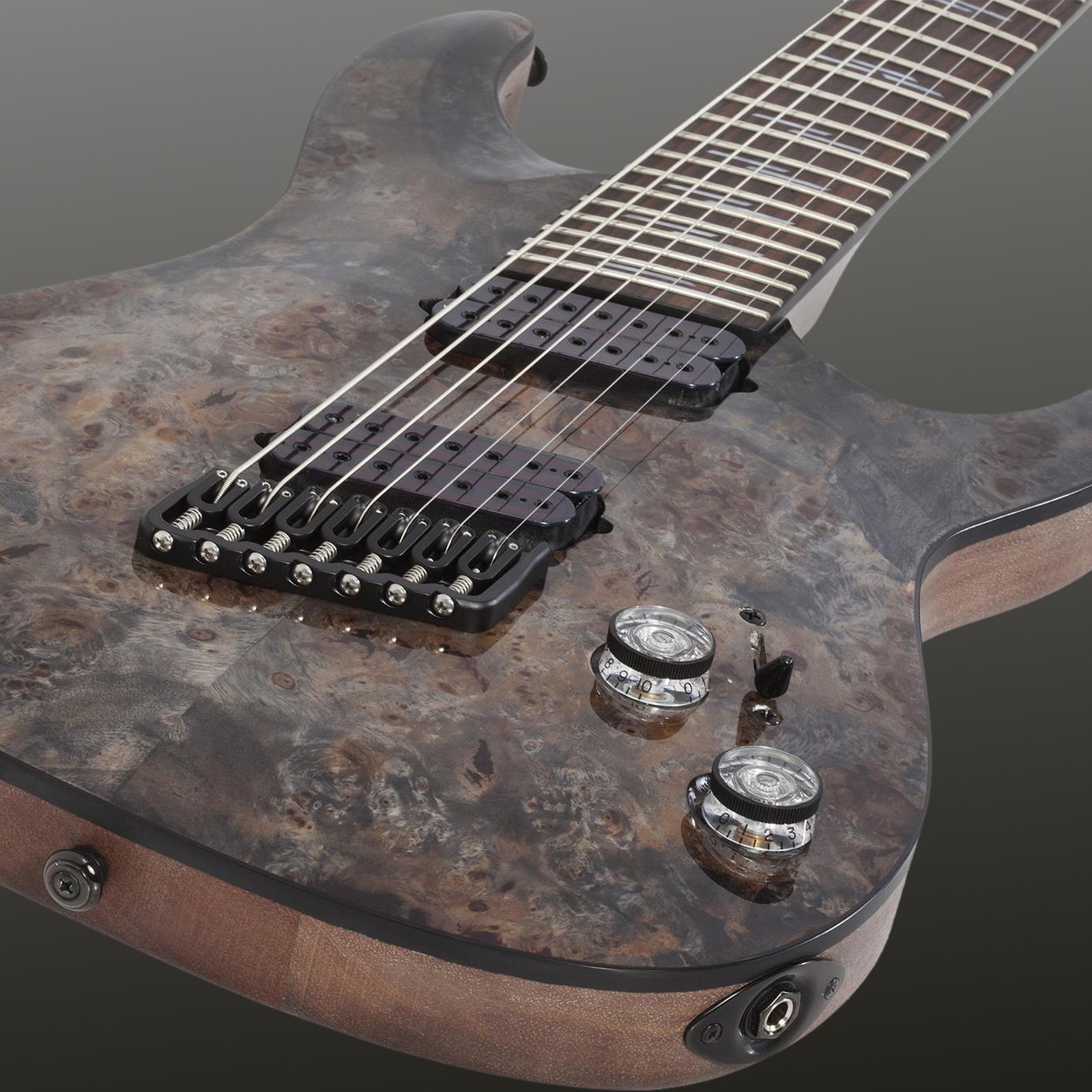Schecter Omen Elite-7 MS Charcoal Humbucker