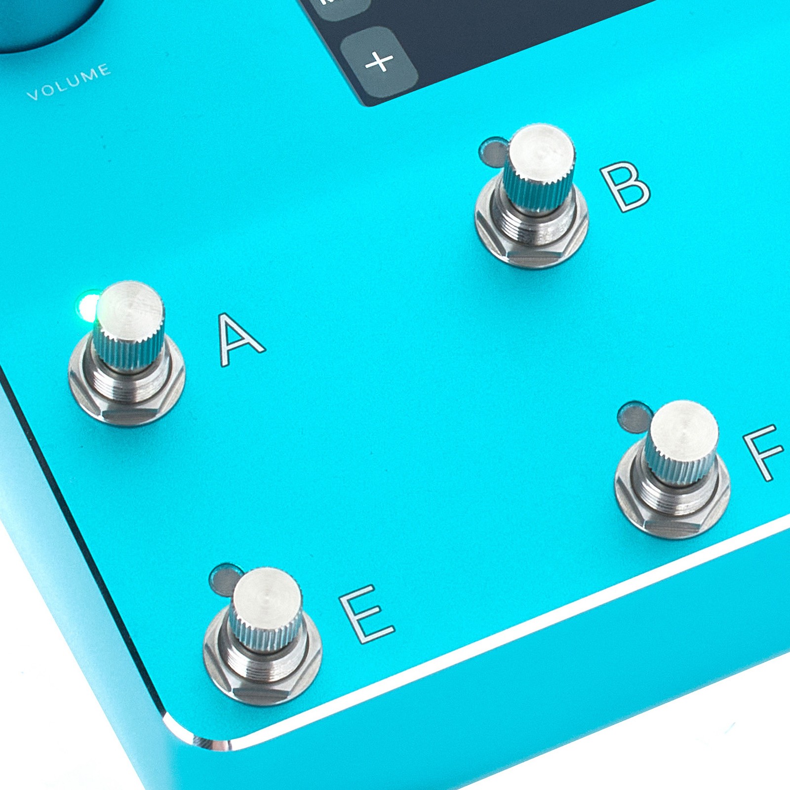 Neural DSP Quad Cortex Blue LTD footswitch combinati di nuova concezione con funzione di controllo rotativo