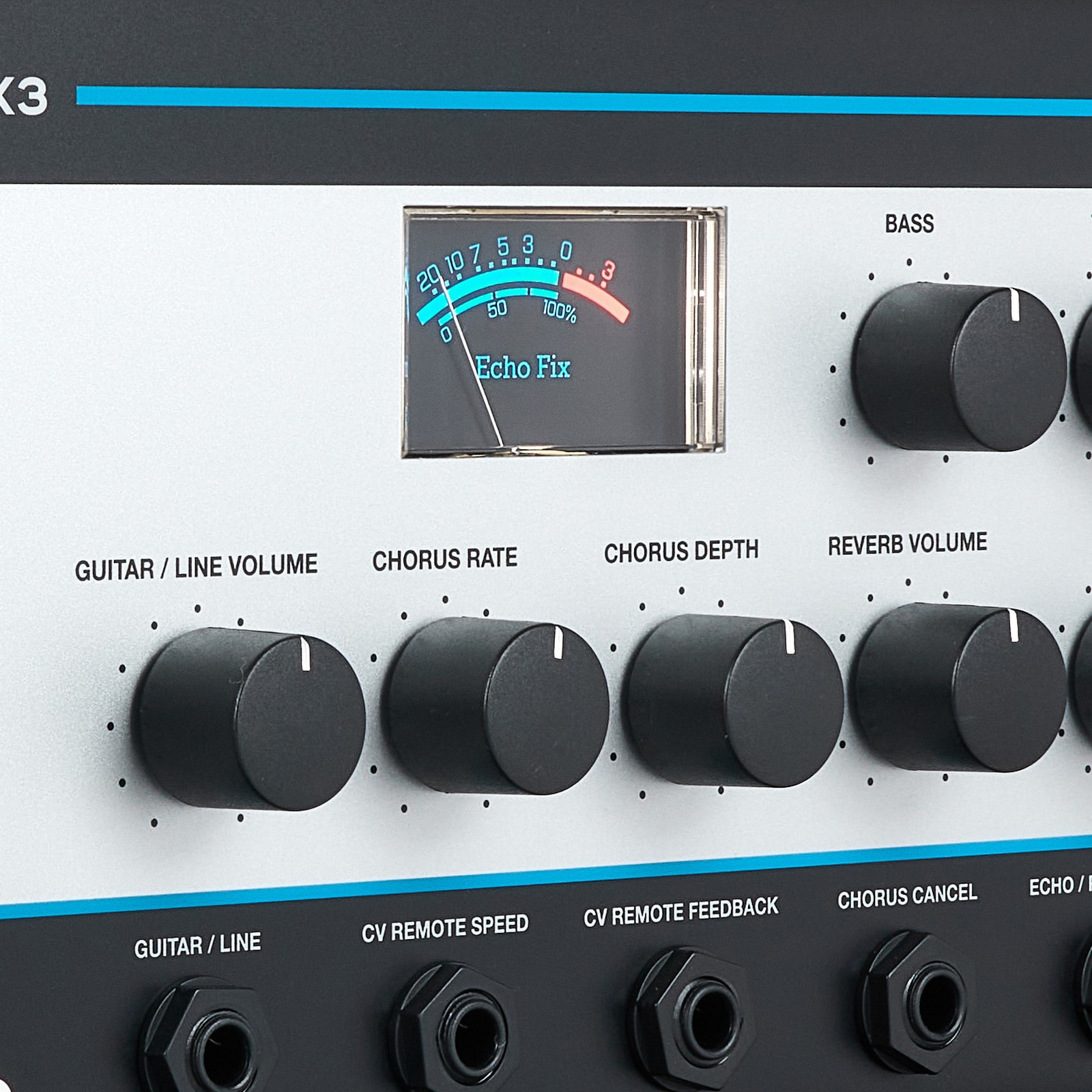 Echo Fix EF-X3 Chorus Echo Silver Tolex