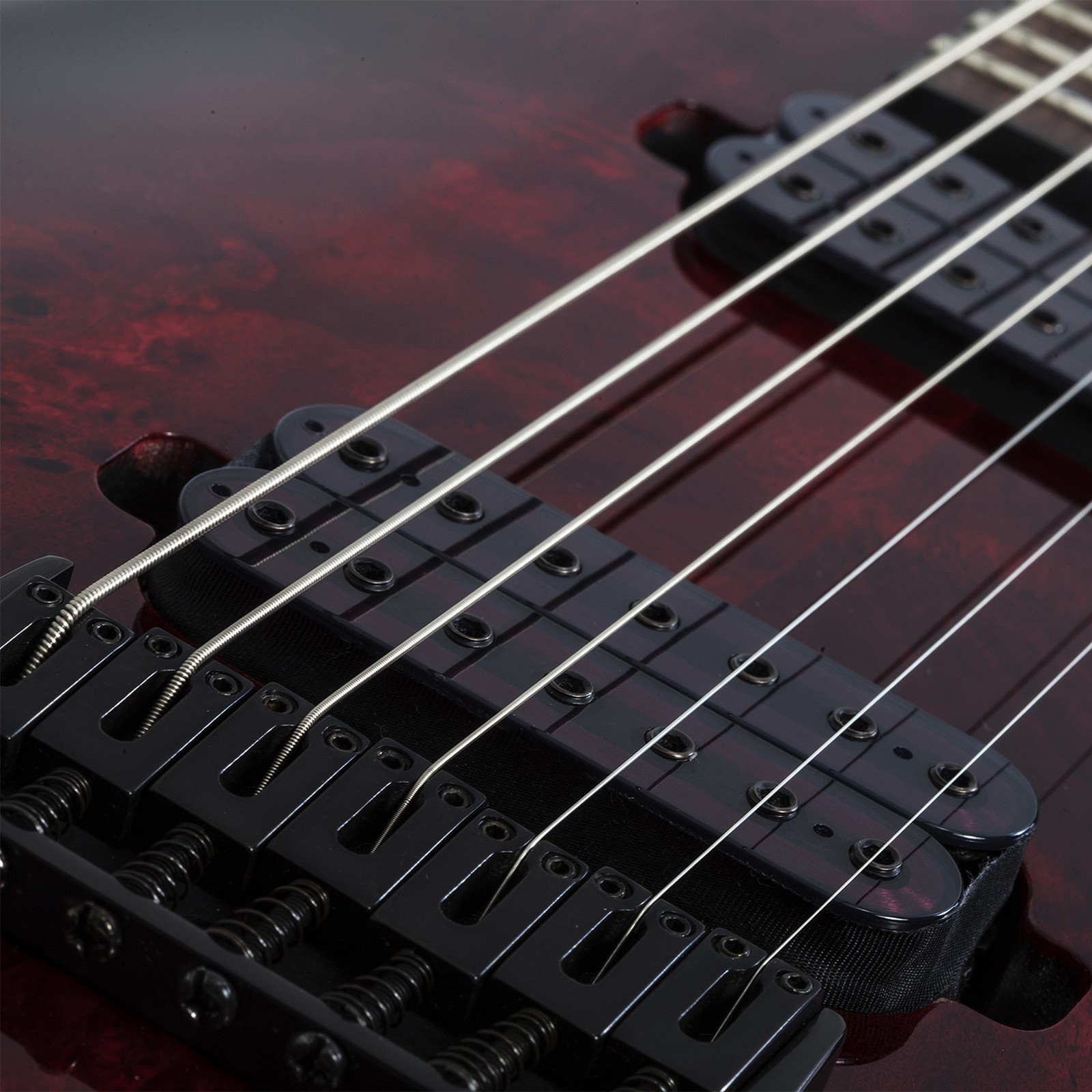 Schecter Omen Elite-7 Black Ch Burst Pickups