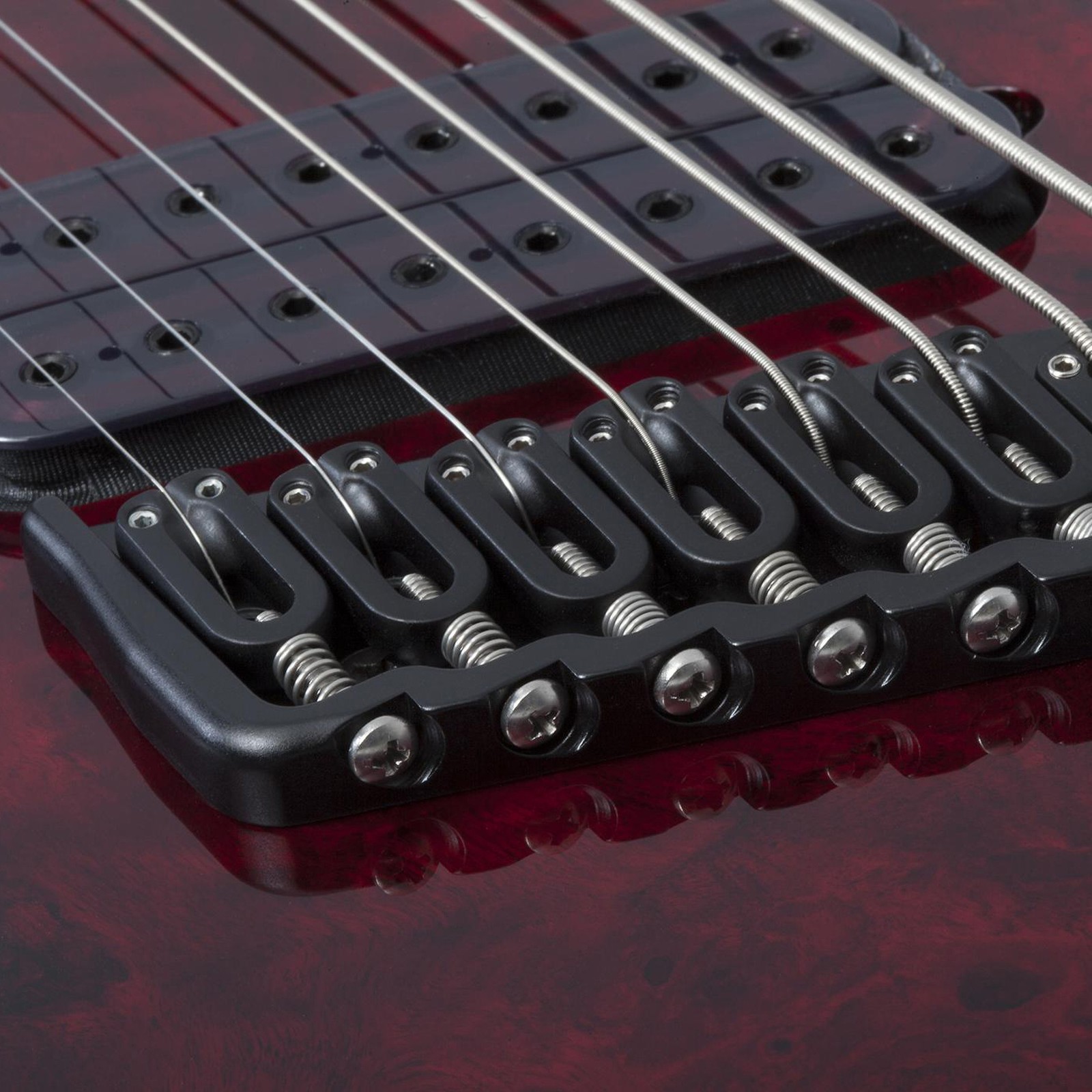 Schecter Omen Elite-8 MS BL Cherry LH Hipshot Steg