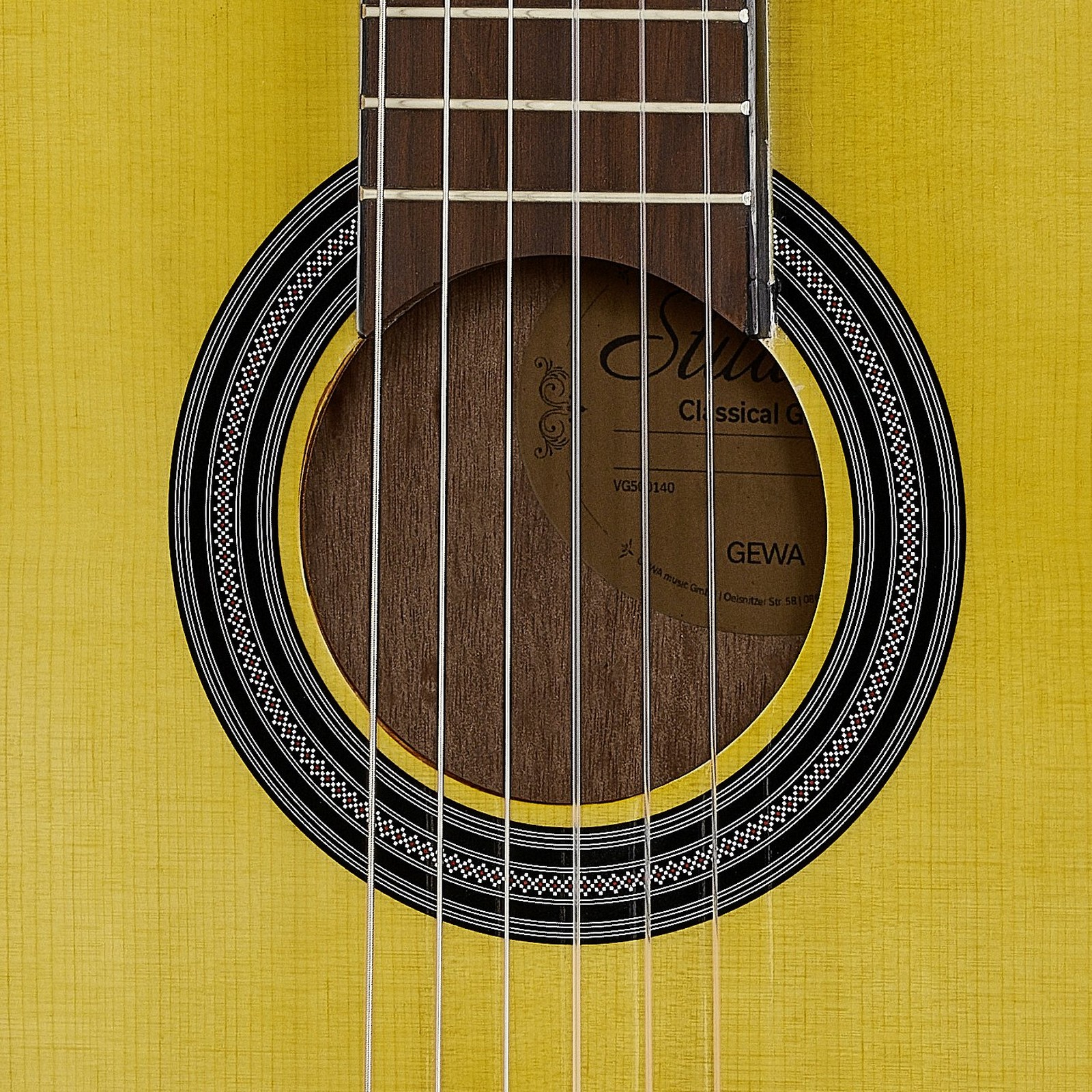 Schallloch der Gewa Student Natural 7/8