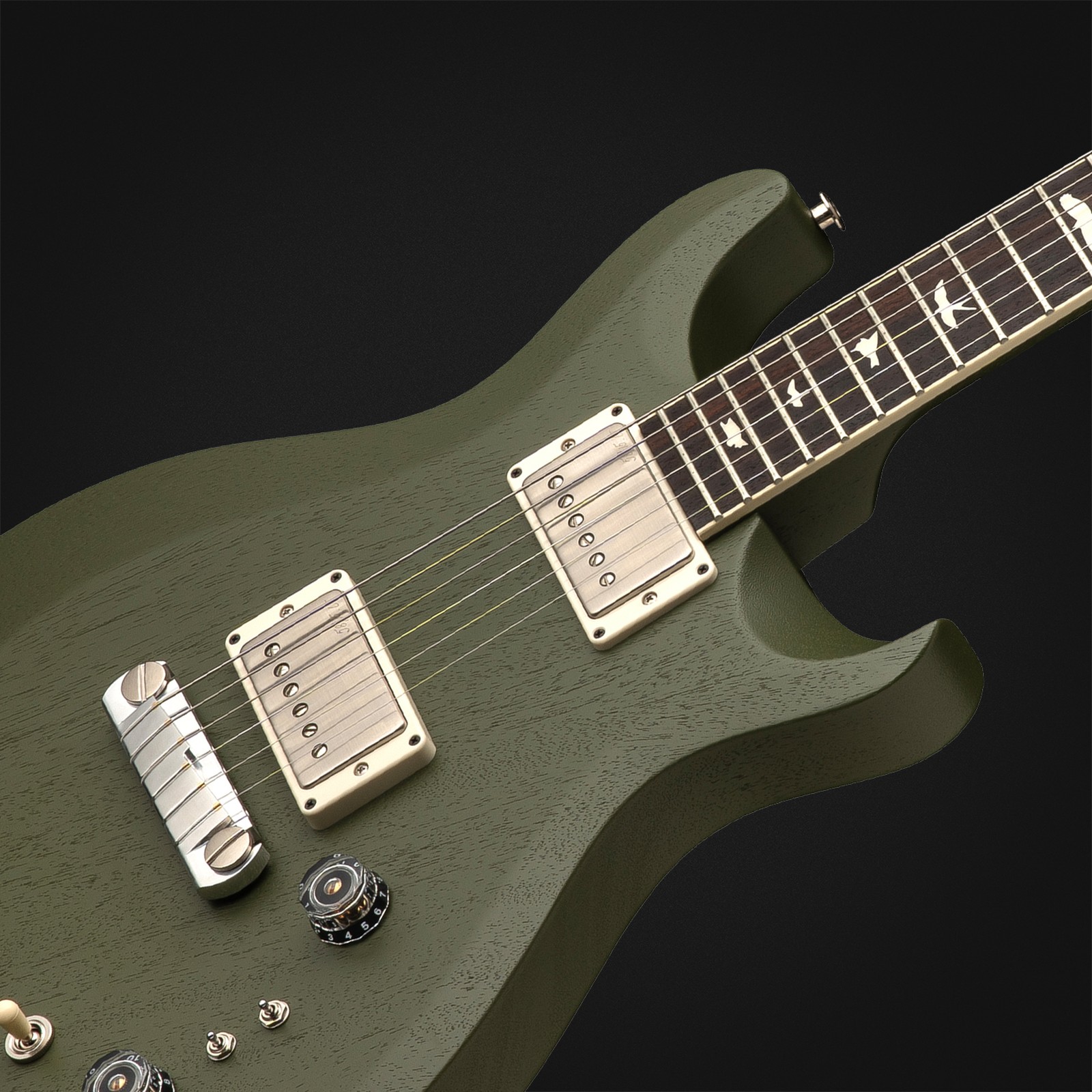 Decke der PRS S2 Mira 594 Satin Matcha Green