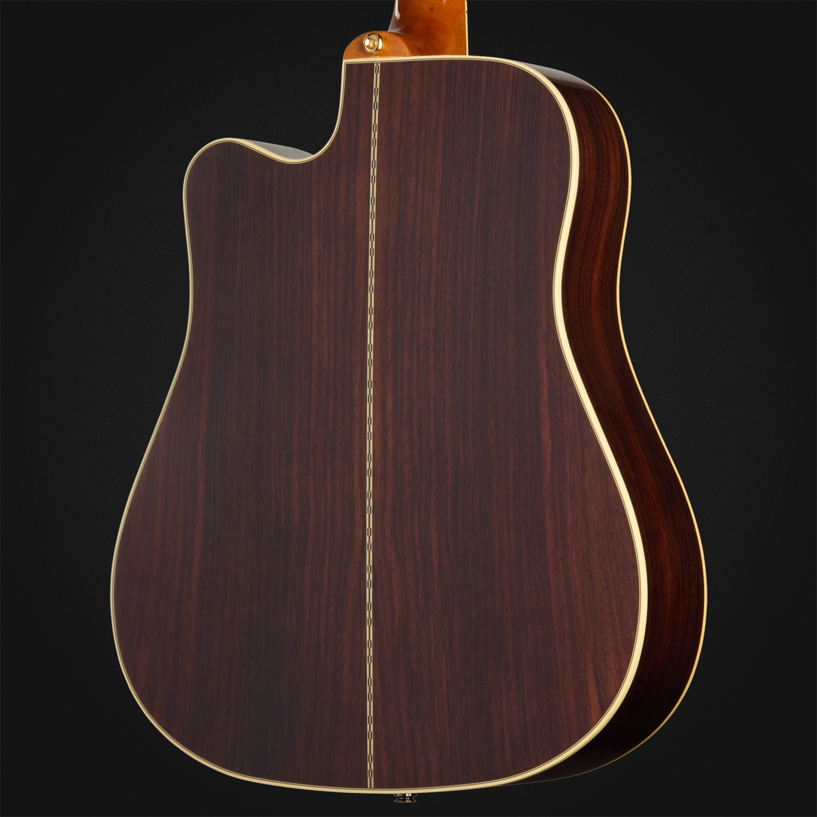 Rückseite der Epiphone Hummingbird Deluxe EC AB IBC