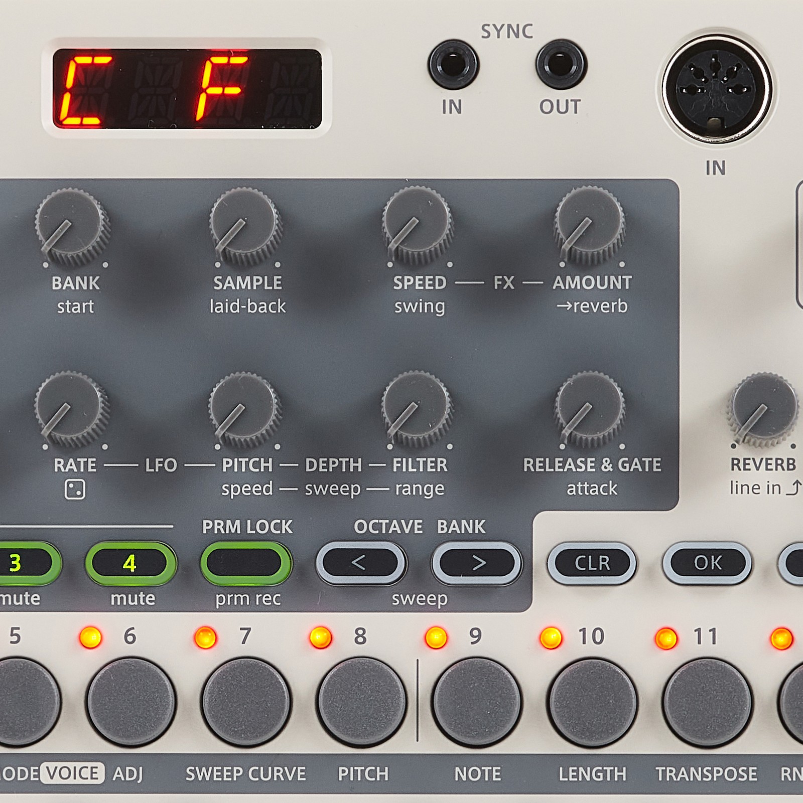 Sonicware LIVEN Lofi-12 Display