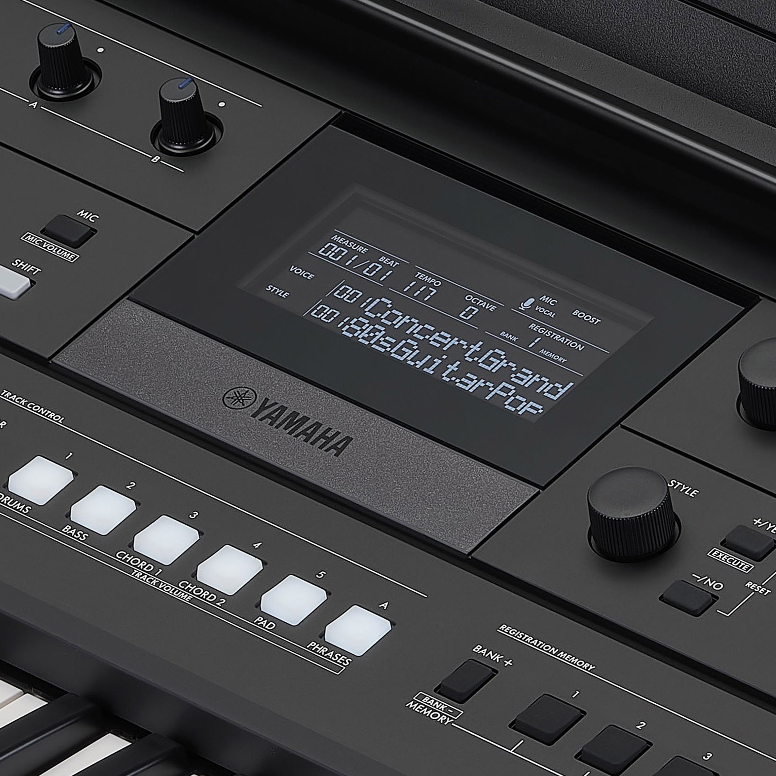 Display des Yamaha PSR-E583