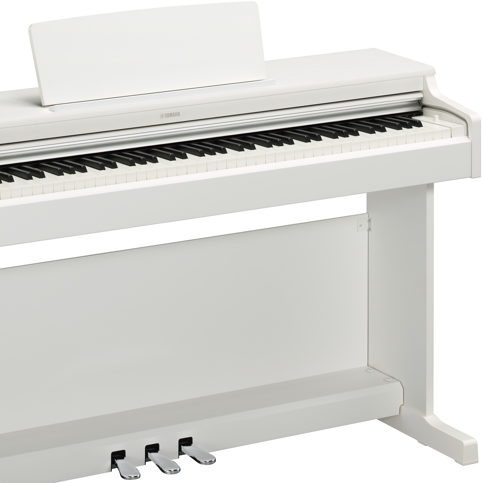 Angewinkelte Ansicht des Yamaha YDP-165 WH Arius