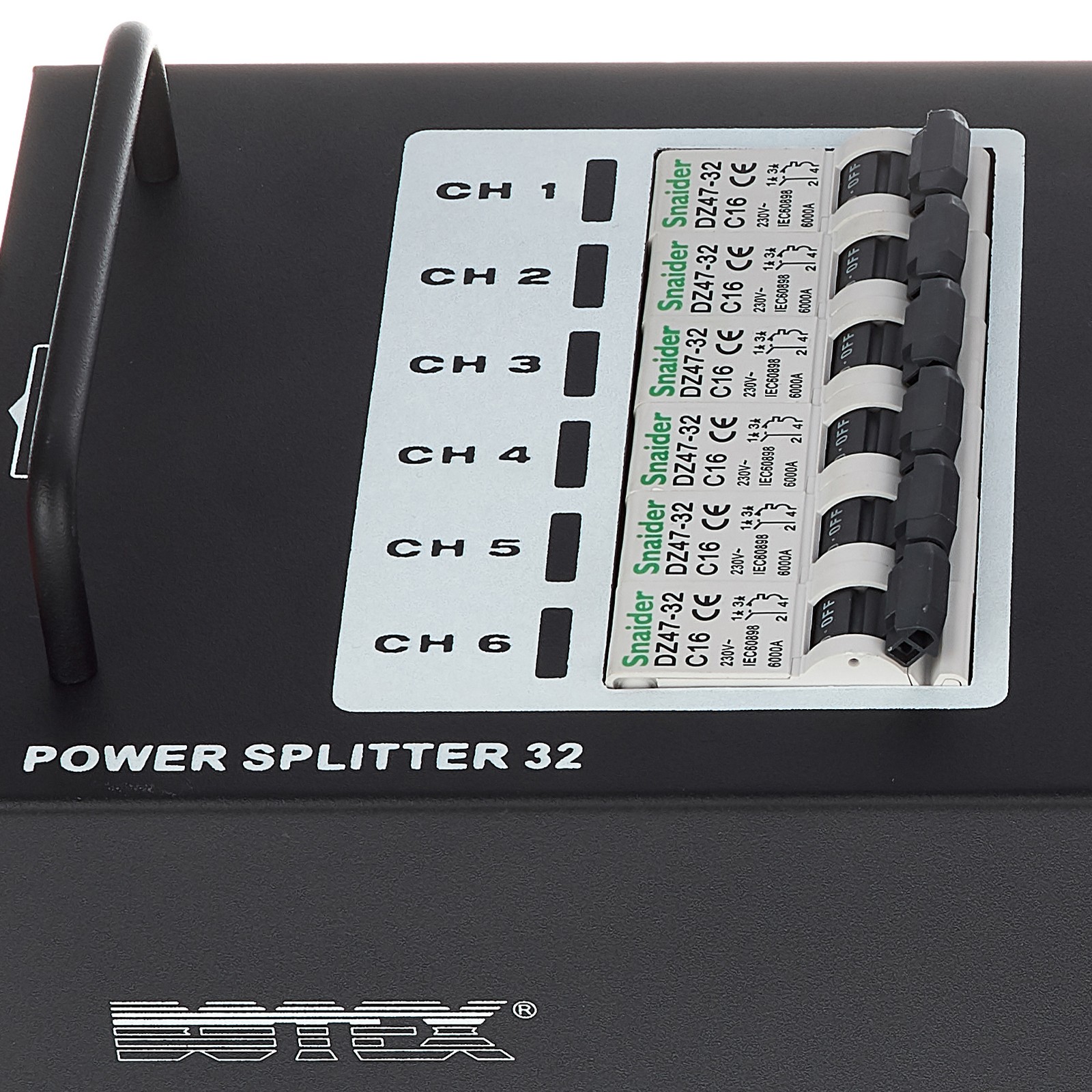 Détail du Botex Power Splitter 32 Distributeur de courant CEE 32A