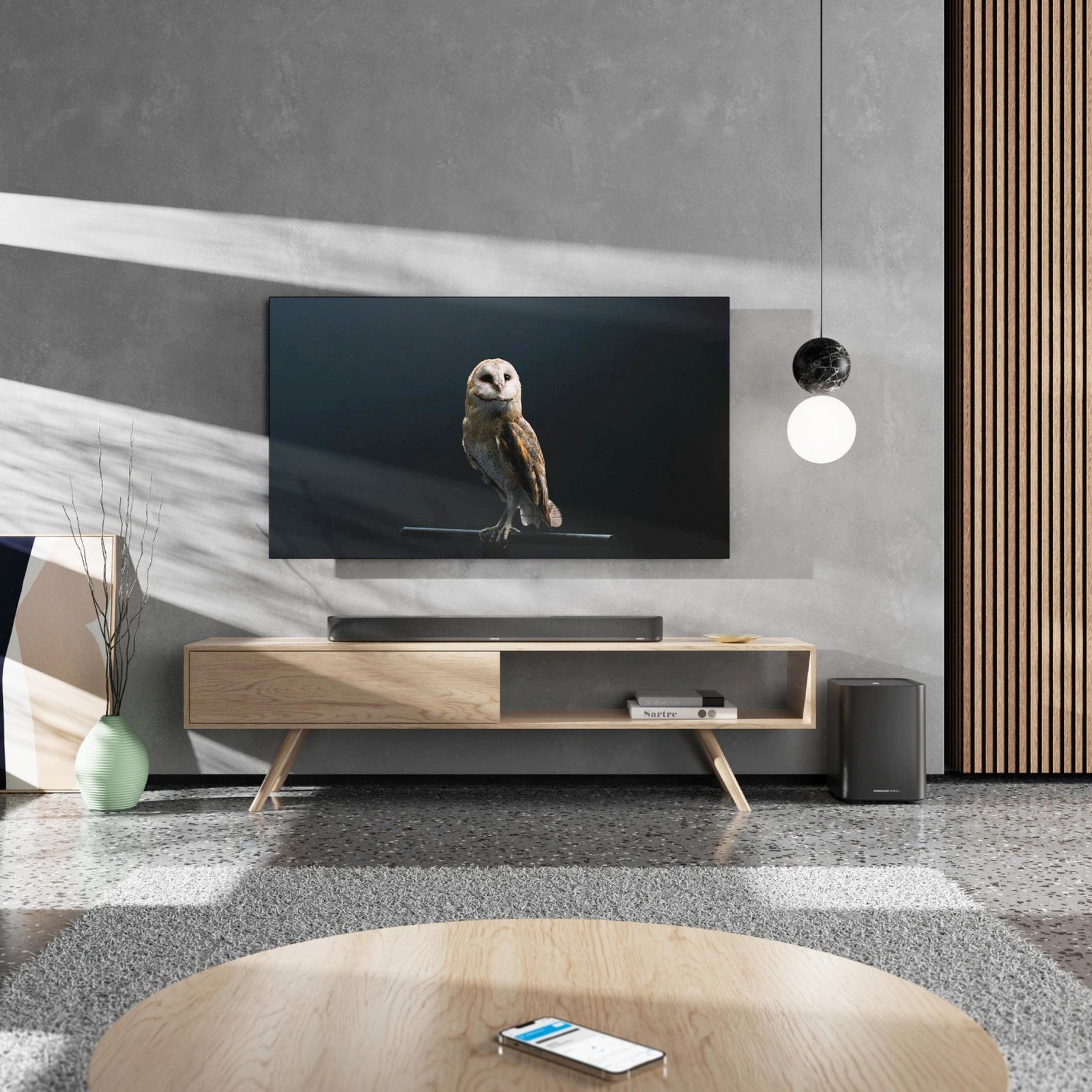 Sennheiser-Hearing AMBEO Soundbar Plus