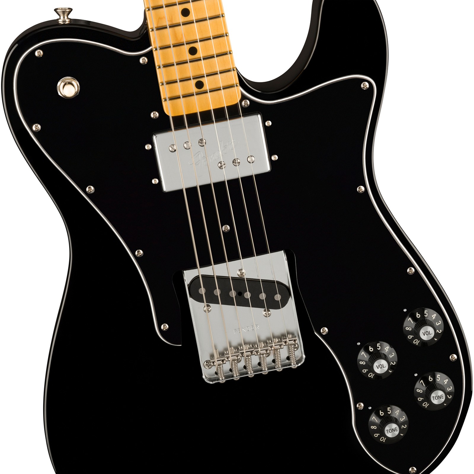Fender AV II 77 TELE CUSTOM MN BLK – Detail