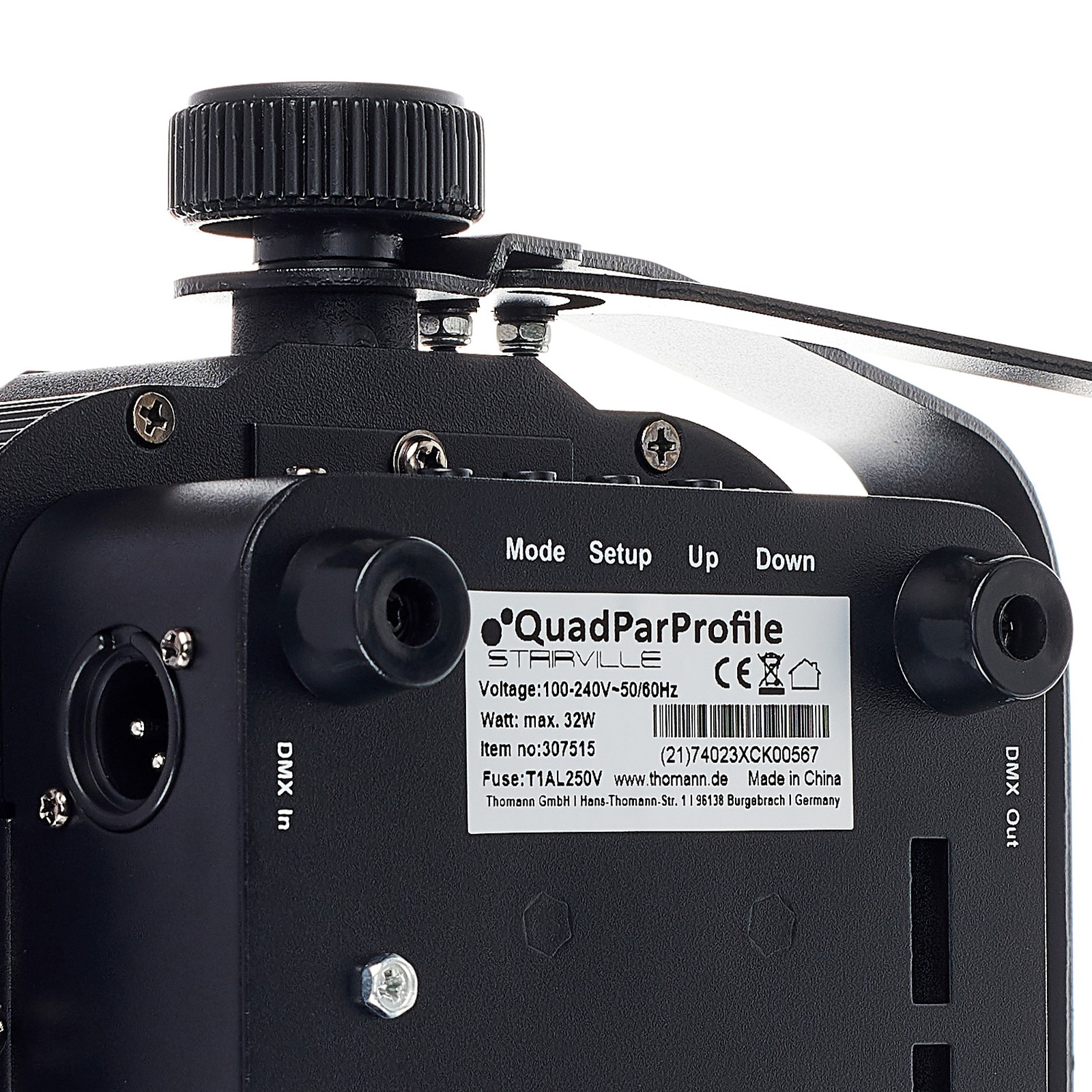 Detailansicht vom Stairville Quad Par Profile 5x8W RGBW 25° Flat LED-PAR