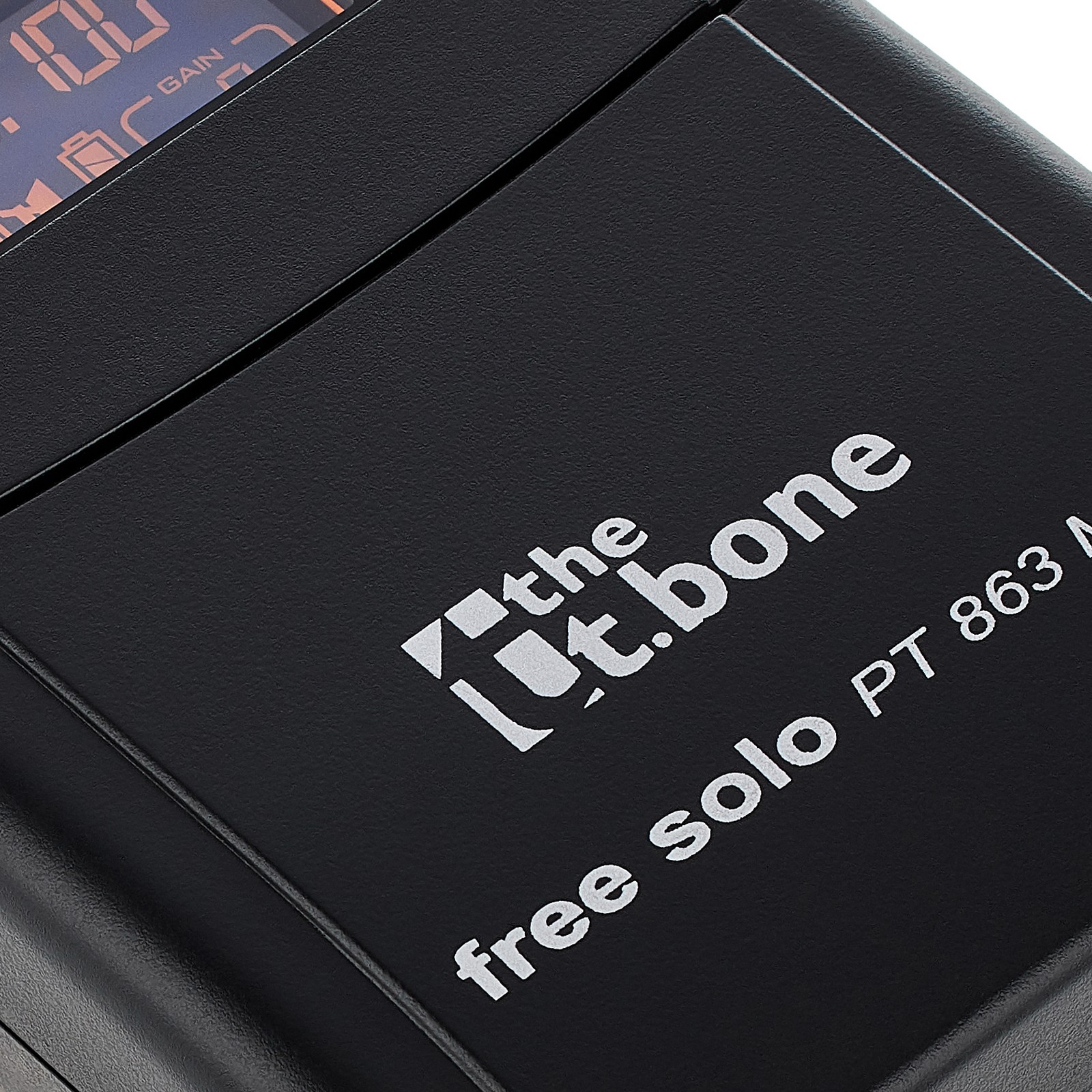 Logo auf dem Taschensender the t.bone free solo PT 863 MHz