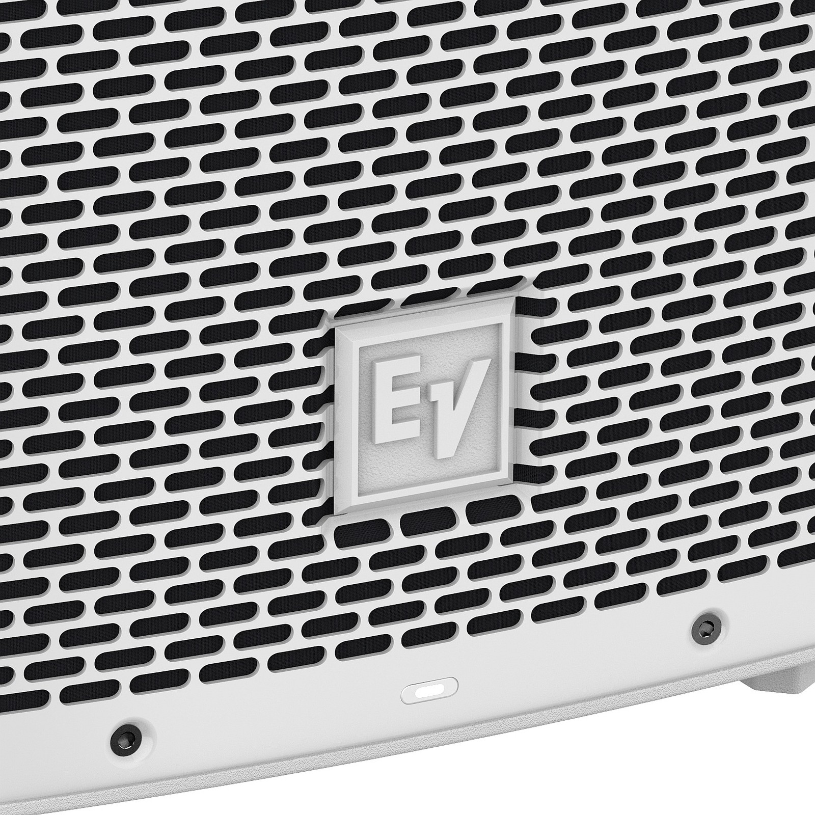 EV Logo auf der Vorderseite des Electro-Voice Everse 8 White