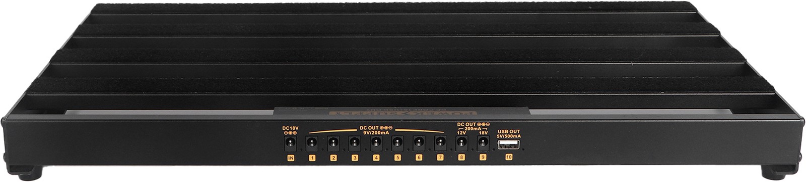 Frontansicht des Yuer PR-01M-Middle Size Pedalboard